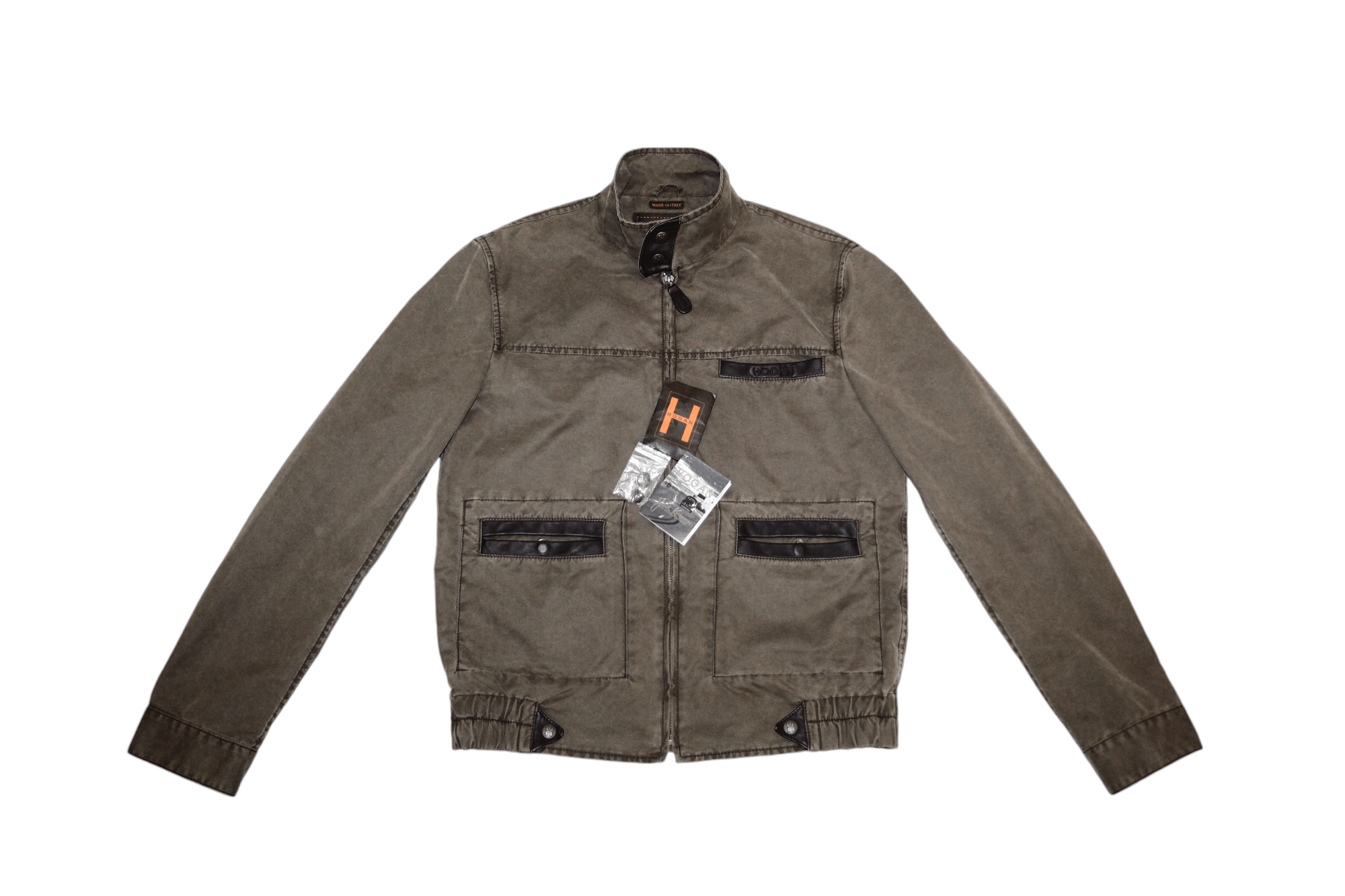 Hogan RARE💥Hogan x Jack Kerouac Project Canvas Casual Jacket Size US M / EU 48-50 / 2 - 3 Thumbnail