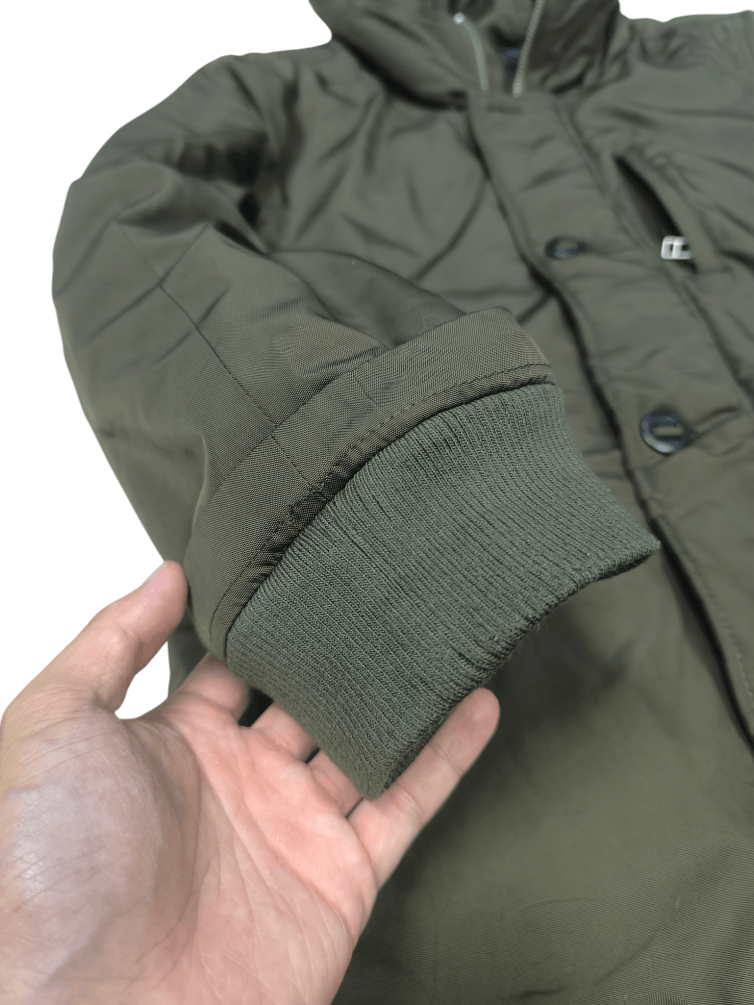 Japanese Brand NO ID PARKA MILITARY GREEN ARMY Size US M / EU 48-50 / 2 - 4 Thumbnail