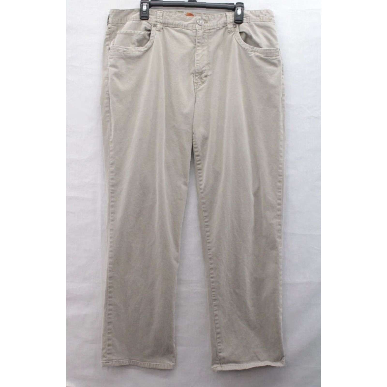 Tommy Bahama Tommy Bahama Pants Men's Beige 38x32 Stretch Cotton Straight Leg Beach Preppy Size US 38 / EU 54 - 2 Thumbnail