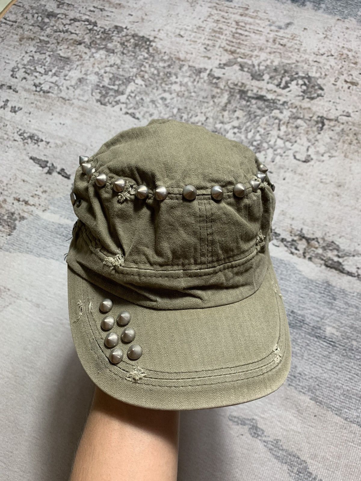 If Six Was Nine Vintage Studded Commando Hat Size ONE SIZE - 1 Thumbnail