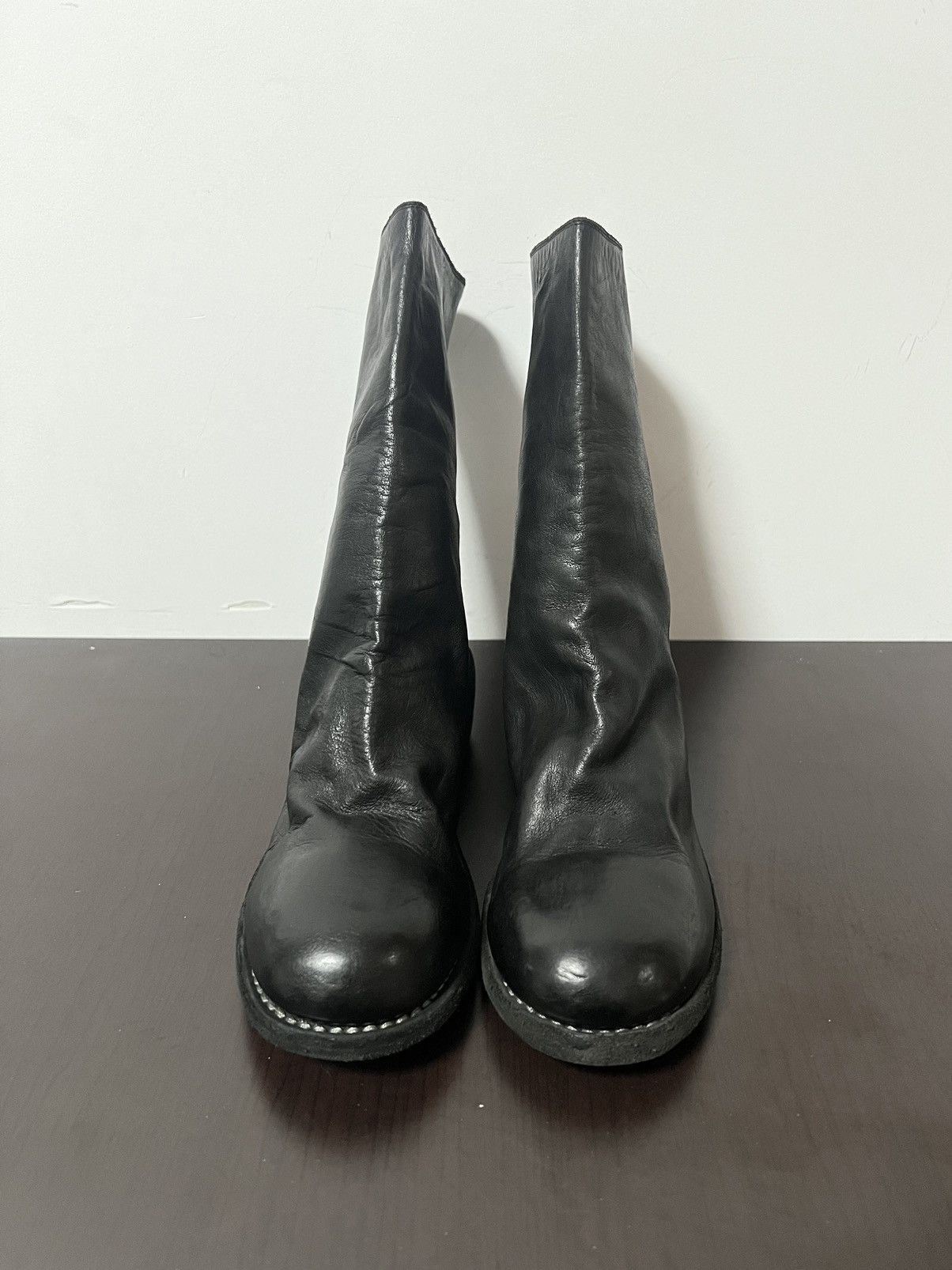 guidi 788z black zip boots sz37