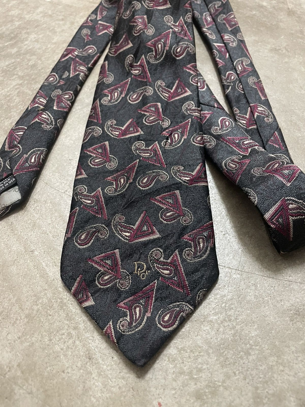 Dior Christian Dior Man Necktie Made in Usa 🇺🇸 Size ONE SIZE - 3 Thumbnail