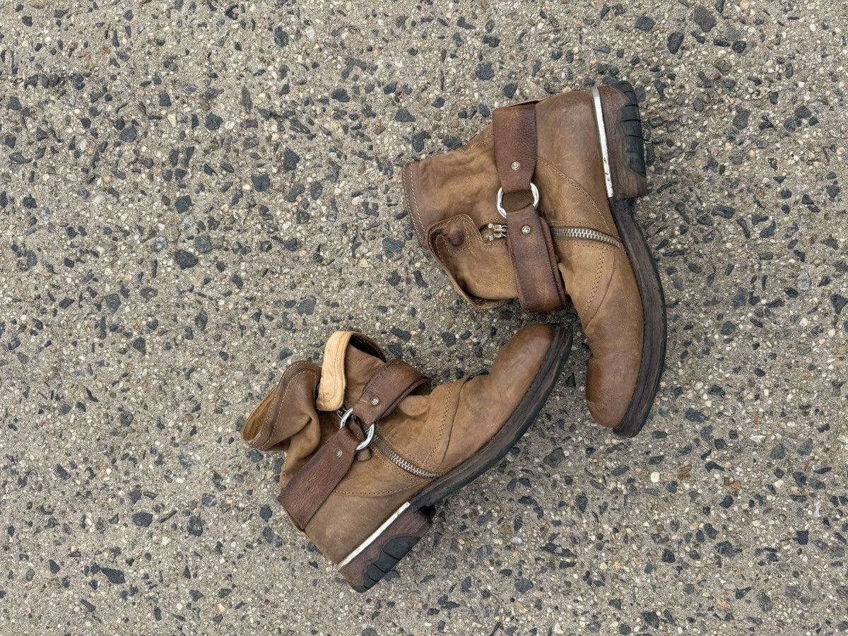 Avant-garde A.S.98 Meatl Leather Boots