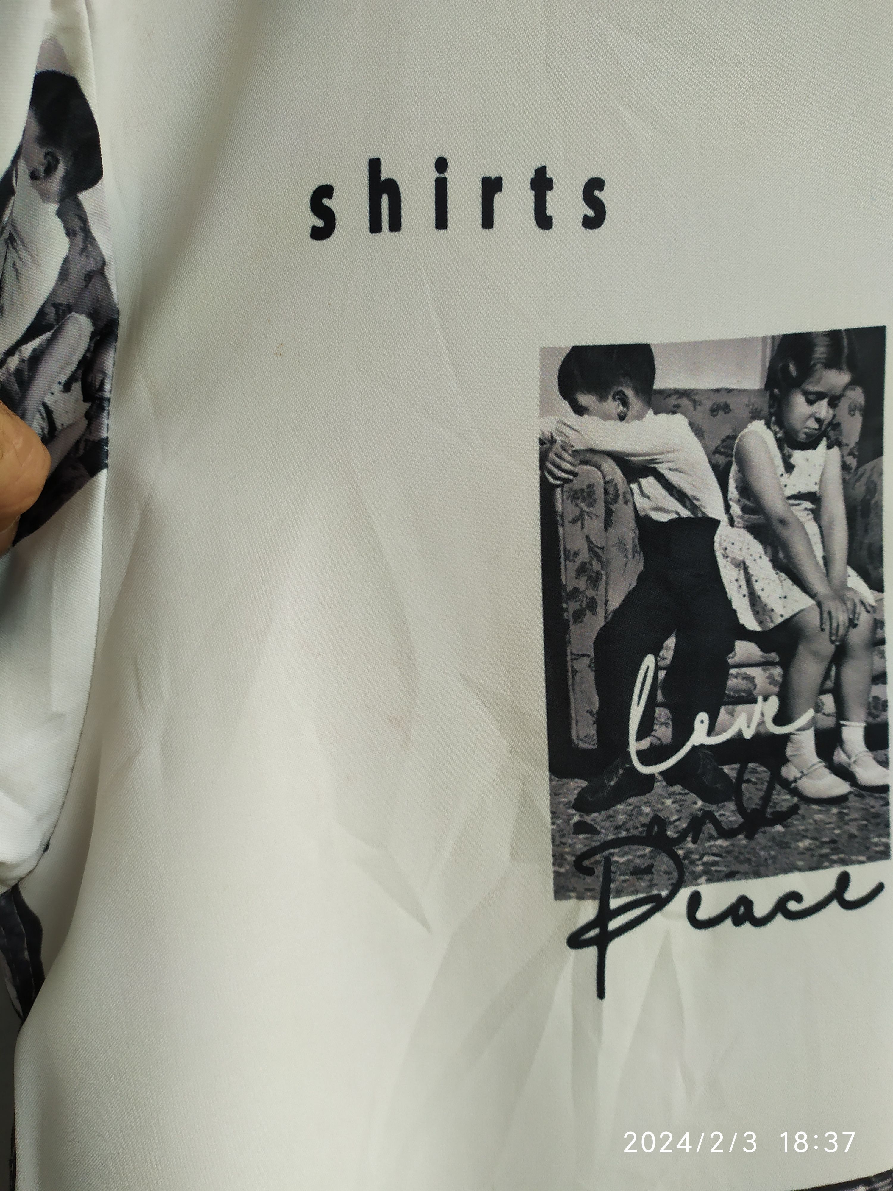 20471120 × Beauty Beast × Japanese Brand ATTENTION 328099 SLEEVE SHIRT Size US L / EU 52-54 / 3 - 5 Thumbnail