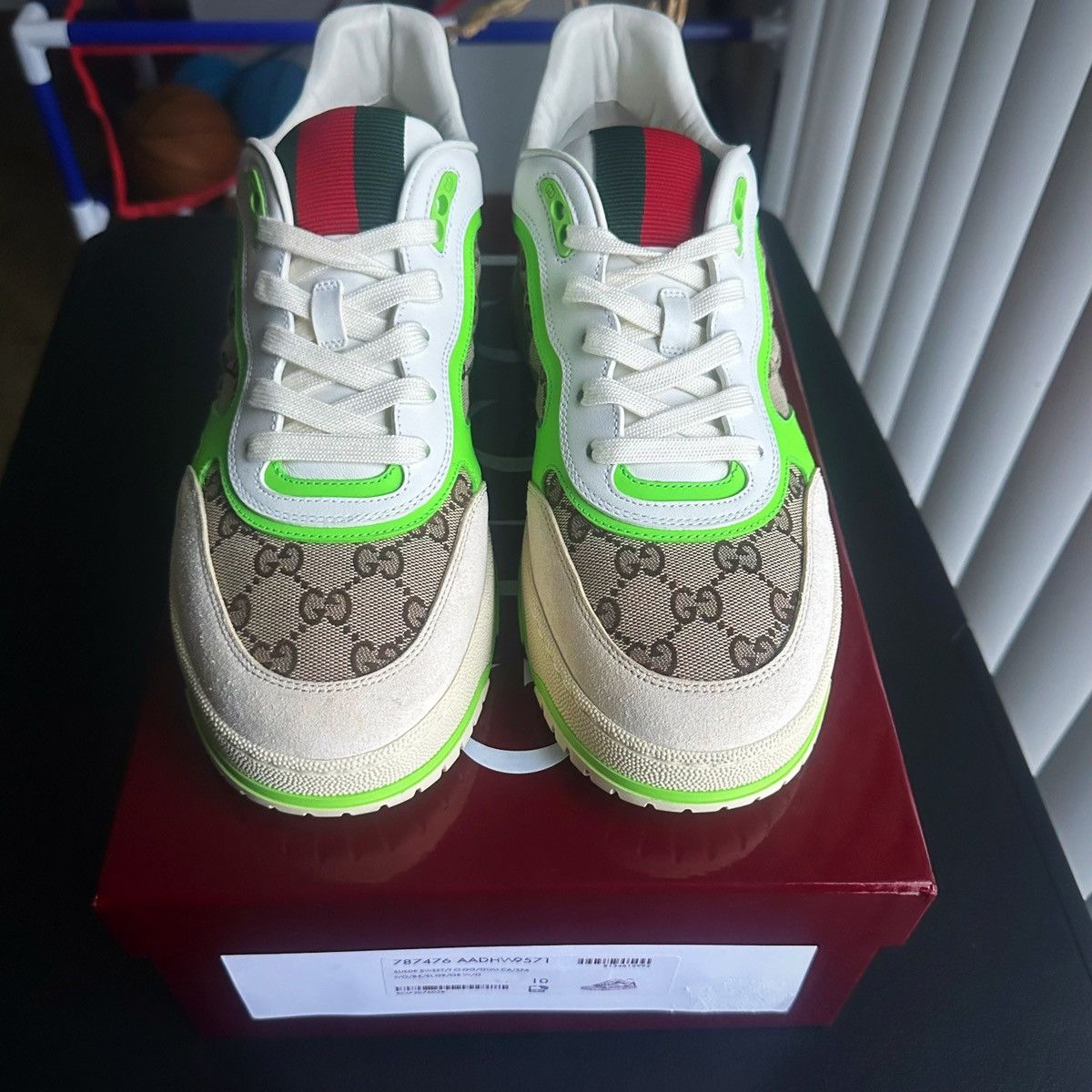 Gucci Gucci Re-Web Monogram Sneakers SoHo exclusive Size US 10.5 / EU 43-44 - 4 Thumbnail