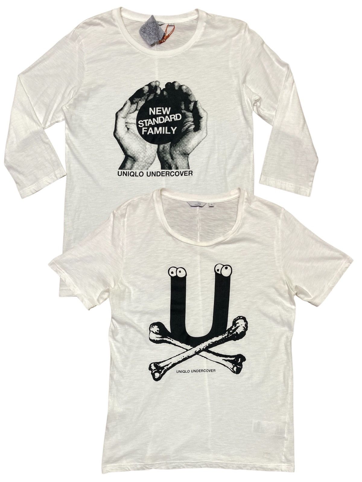 Undercover × Uniqlo 2 Pcs Uniqlo X Undercover T-Shirts Size US L / EU 52-54 / 3 - 1 Thumbnail