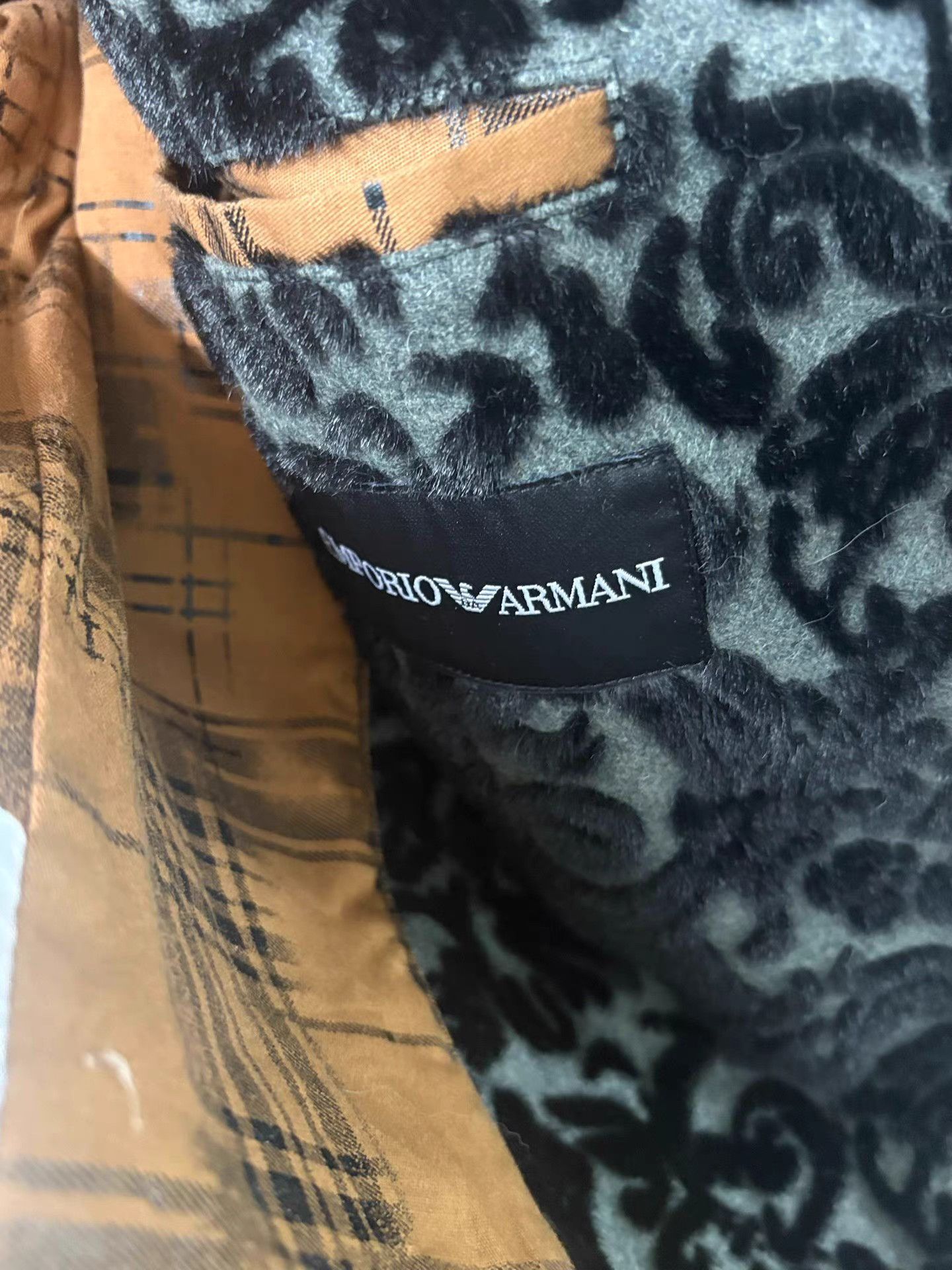 Emporio Armani Emporio Armani Velvet Wool Cashmere Coat K18 Size US L / EU 52-54 / 3 - 4 Thumbnail