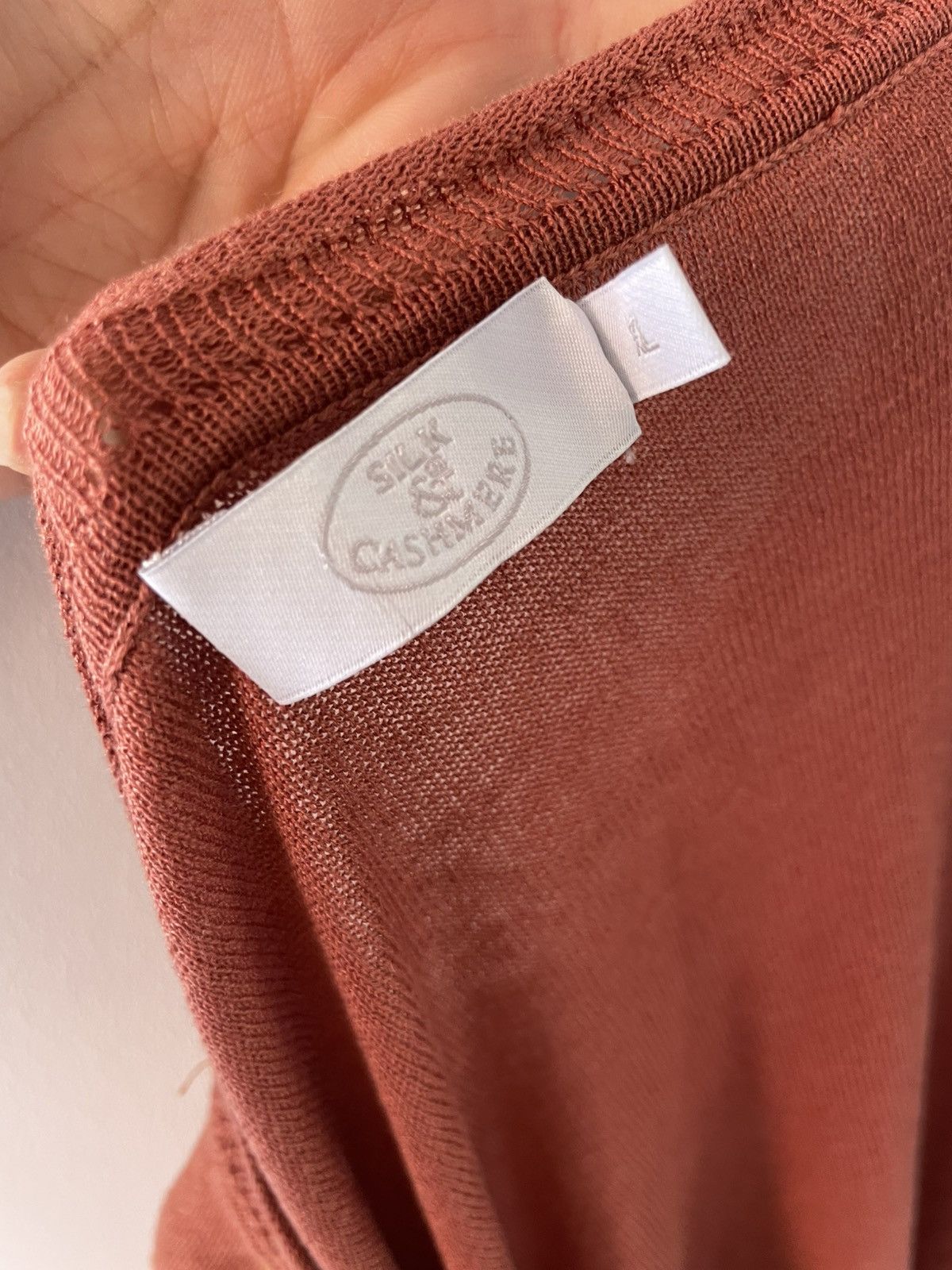 SikSilk Silk and cashmere cardigan Size L / US 10 / IT 46 - 15 Thumbnail