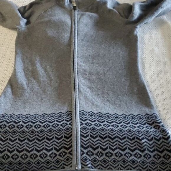 Designer Aspen Zippered Hooded Long Sleeve Bottom Designed Long Hoode Size S / US 4 / IT 40 - 9 Thumbnail