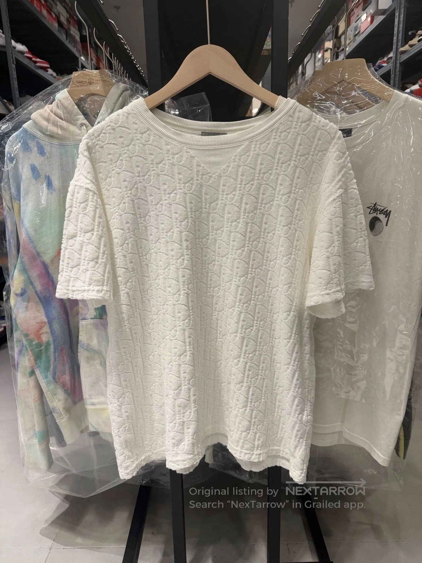 Dior DIOR Essentials Oblique Terry T-Shirt. Size US M / EU 48-50 / 2 - 1 Thumbnail