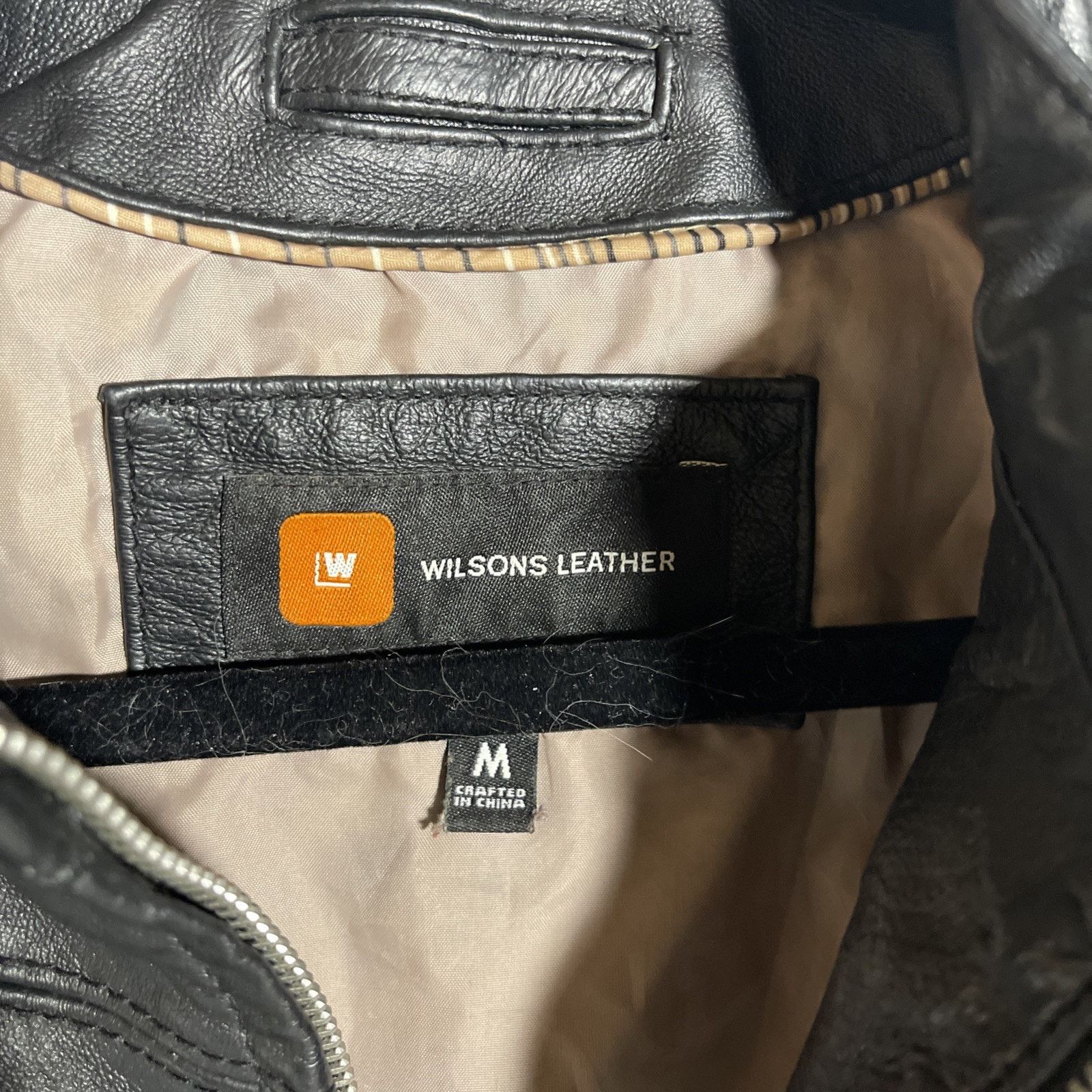Wilsons Leather Wilsons Leather Black Jacket women’s MED Zippers Size M / US 6-8 / IT 42-44 - 6 Thumbnail