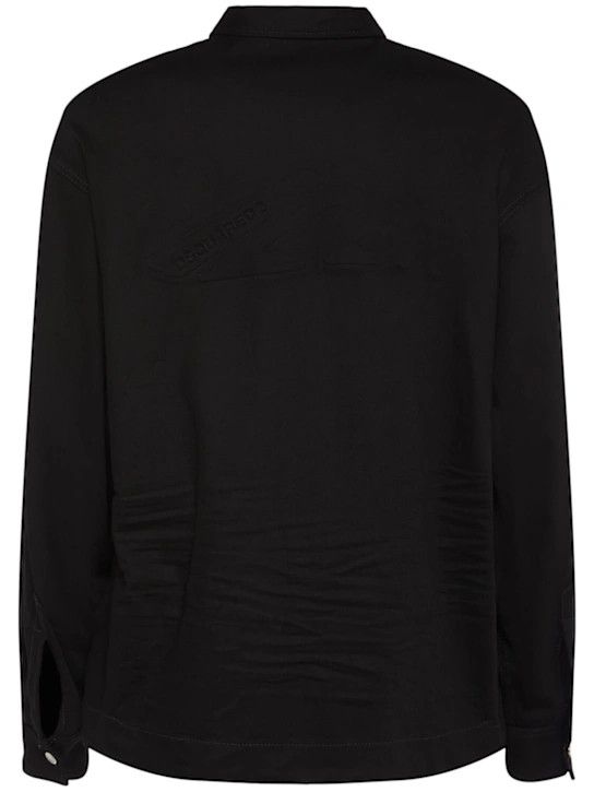 Dsquared2 o1lsvrm0425 Denim Over Shirt in Black Size US XL / EU 56 / 4 - 4 Thumbnail