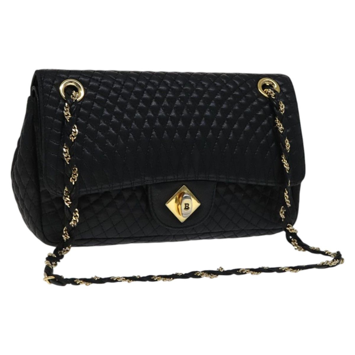 Bally Black Leather Shoulder Bag (Pre-Owned) Size ONE SIZE - 1 Thumbnail