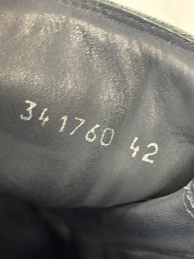 Balenciaga Balenciaga Grey Crackled Effect Leather High-Top Sneakers Size US 10.5 / EU 43-44 - 9 Thumbnail