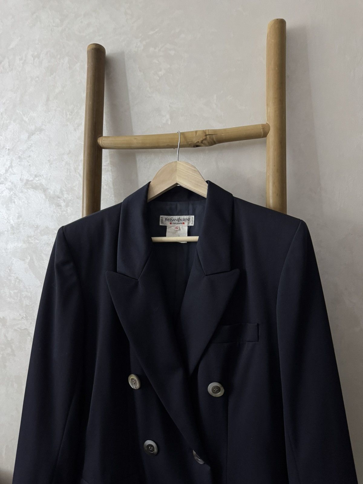 Yves Saint Laurent YSL Yves Saint Laurent Rive Gauche Vintage Blazer Size M / US 6-8 / IT 42-44 - 2 Thumbnail