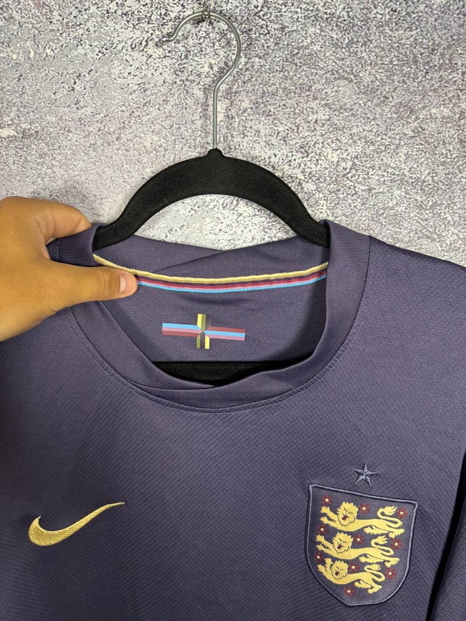 Vintage England National Team 2024 Away Fan Soccer Jersey Large Size US L / EU 52-54 / 3 - 6 Thumbnail