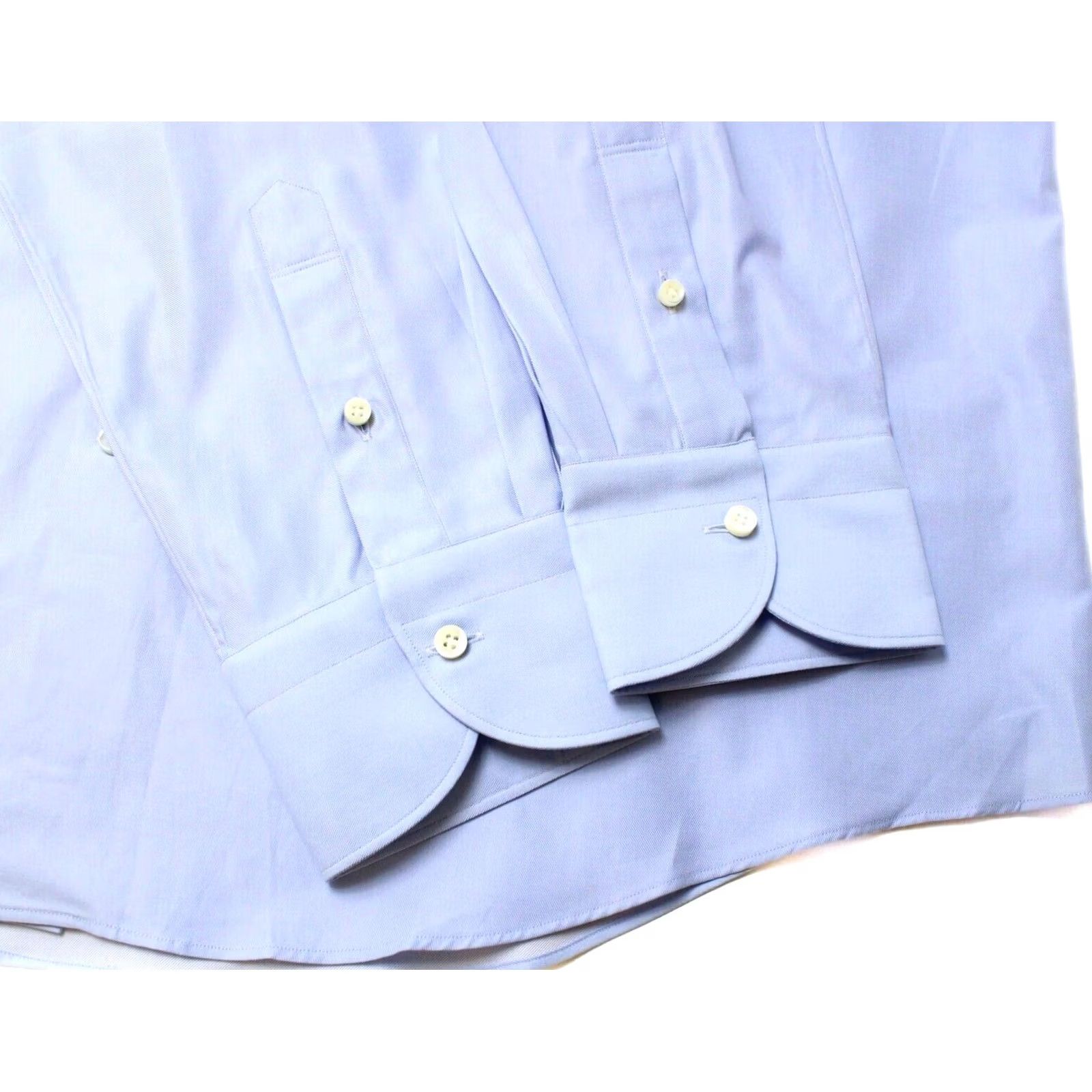 Suitsupply SUITSUPPLY Custom Made Regular Fit Formal Shirt Button-Up Blue 45 / 17 3/4 Mens Dress Shirt Size 48R - 4 Thumbnail