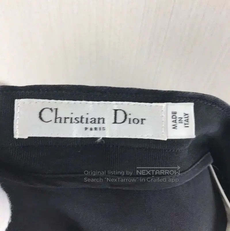 Dior Dior Black Silk Midi Skirt . Size 35" - 3 Thumbnail