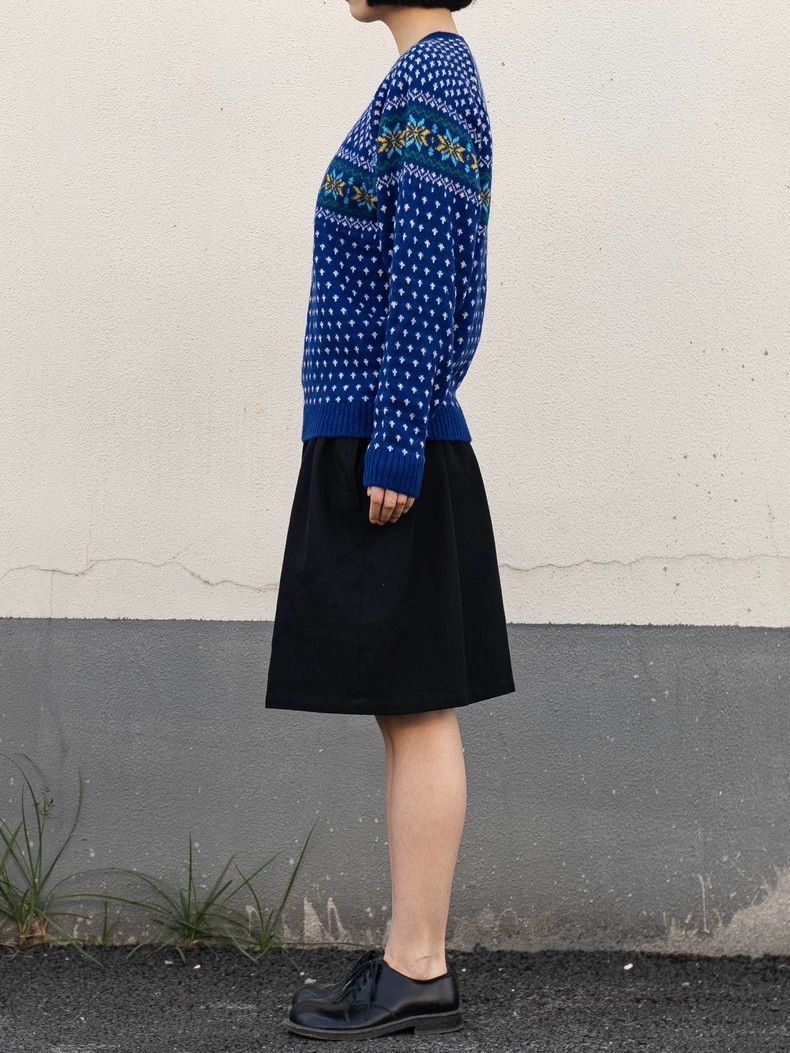 Kenzo KENZO sizeF Blue snow knit sweater Size M / US 6-8 / IT 42-44 - 4 Thumbnail
