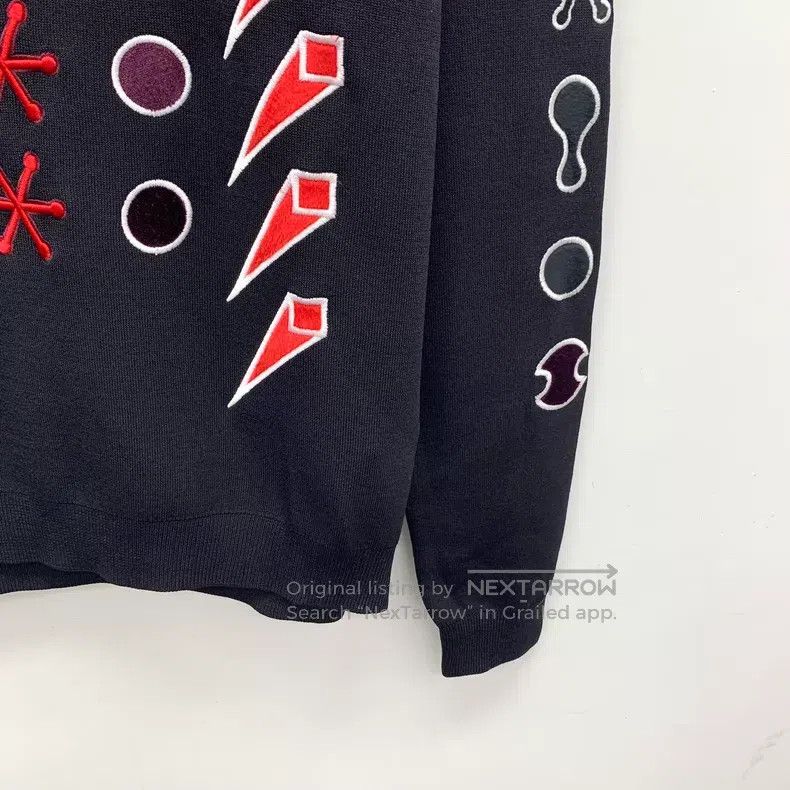 Kenzo Kenzo Black geometric pattern letter embroidered long-slee Size S / US 4 / IT 40 - 4 Thumbnail