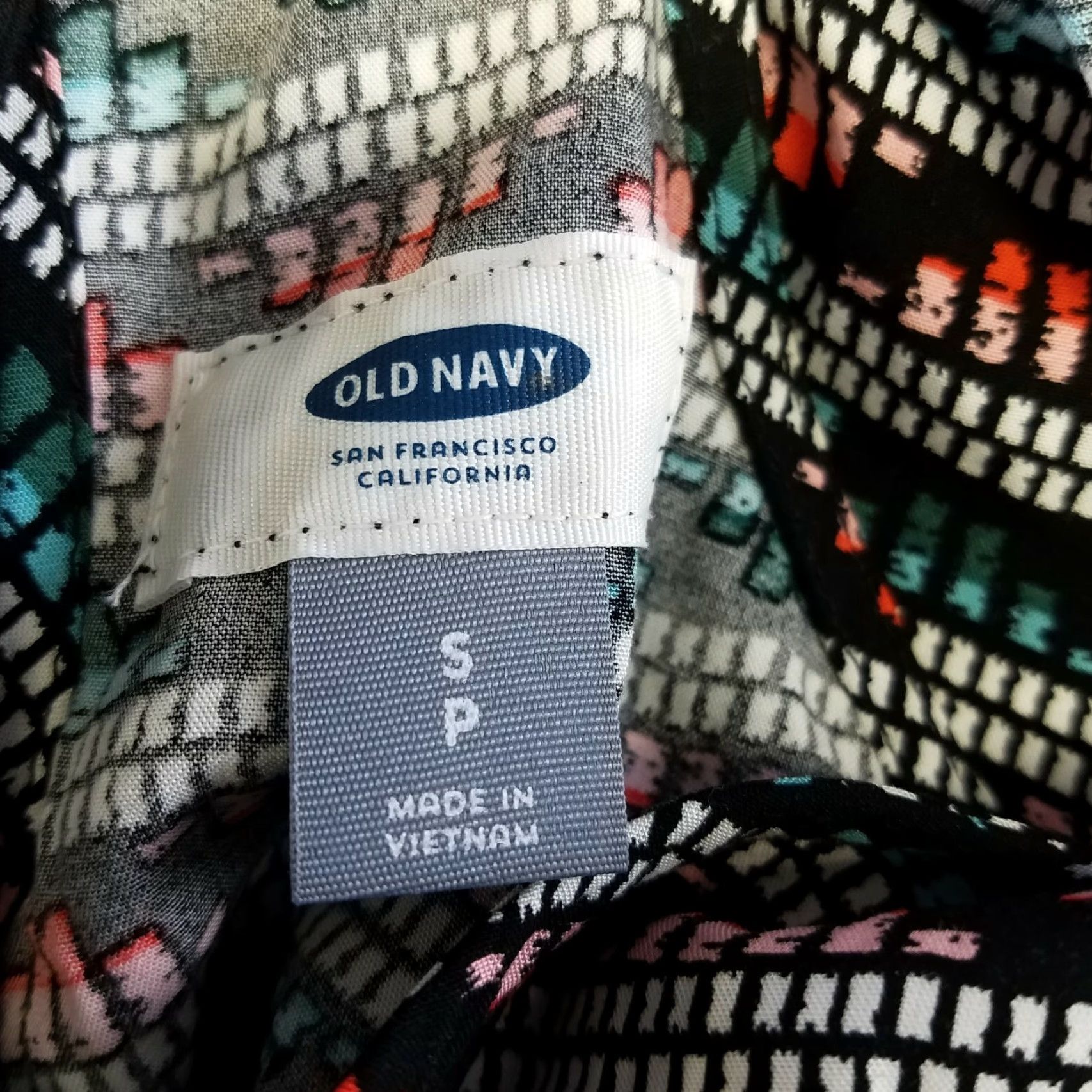 Old Navy Old Navy Womens Dress Sleeveless Scoop Neck Black Red Size S Short Shift Dress Size S / US 4 / IT 40 - 5 Thumbnail