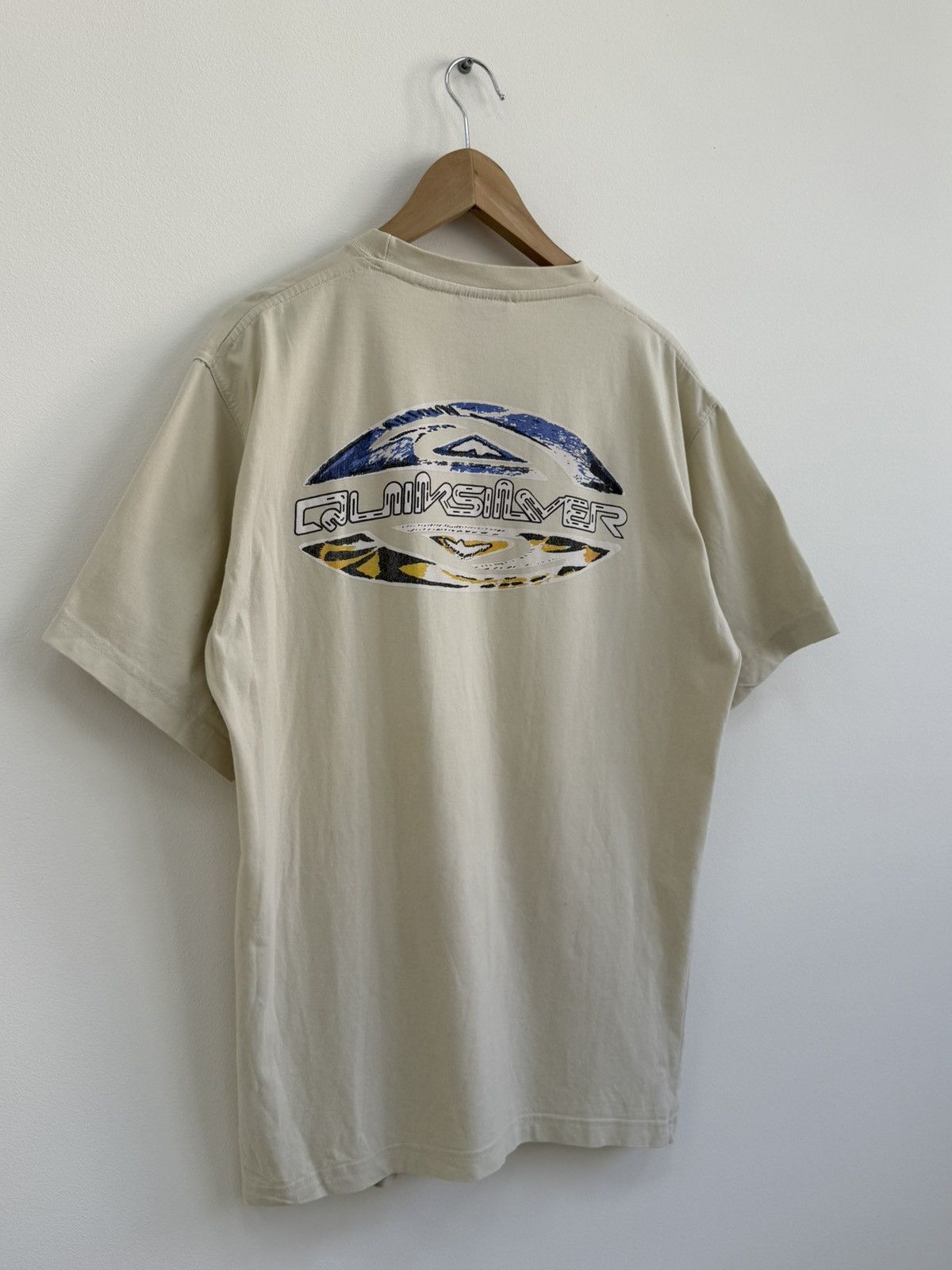 Quiksilver × Vintage Vintage 90s Quiksilver Surf Style T-Shirt Size US XL / EU 56 / 4 - 1 Thumbnail