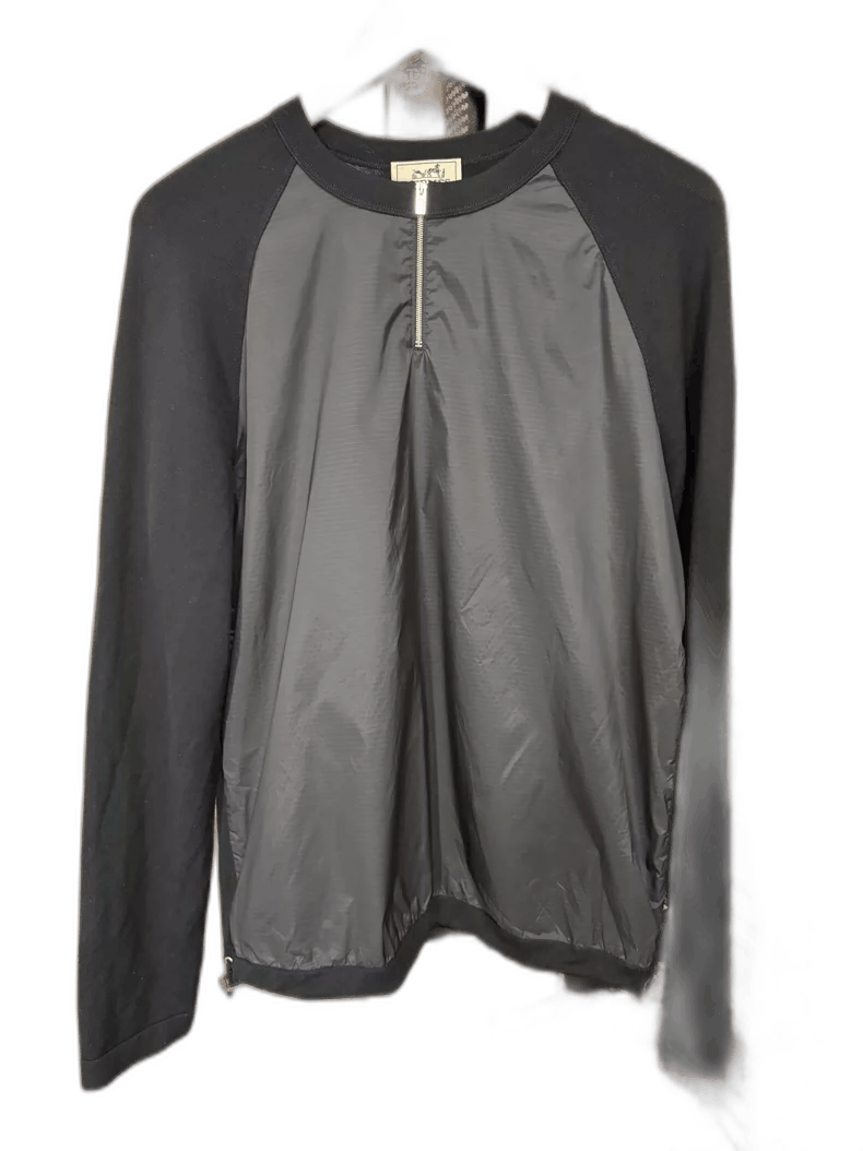 Hermes Hermes Long Sleeve Jacket with Drawstring Hem Size US L / EU 52-54 / 3 - 1 Thumbnail