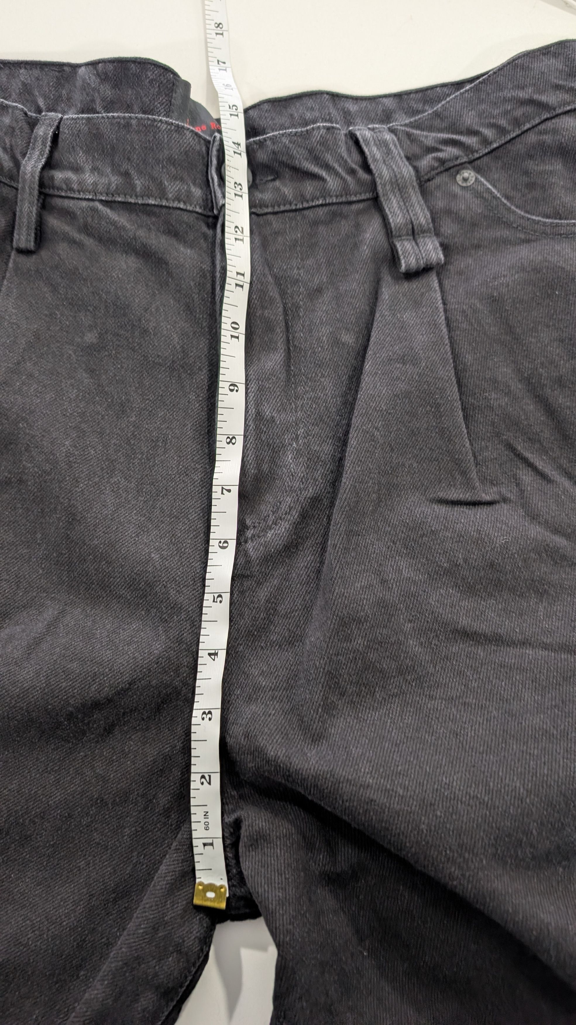 Simone Rocha SIMONE ROCHA Mens Black Wide Leg Puddle Jeans Rhinestone Size US 35 - 11 Thumbnail