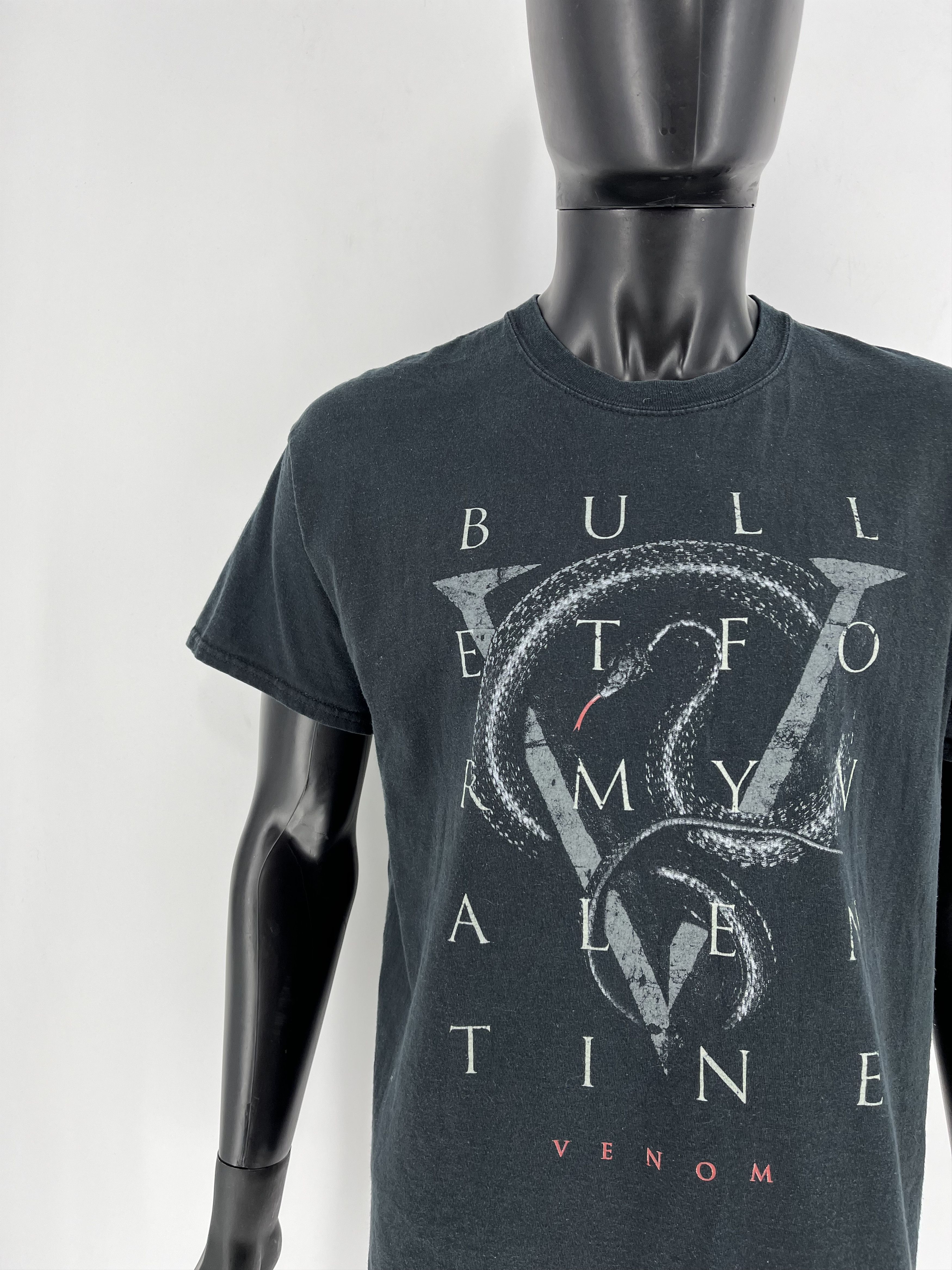 Band Tees × Vintage Vintage Y2K Bullet For My Valentine Tour Tee Band Rock Shirt Size US L / EU 52-54 / 3 - 6 Thumbnail