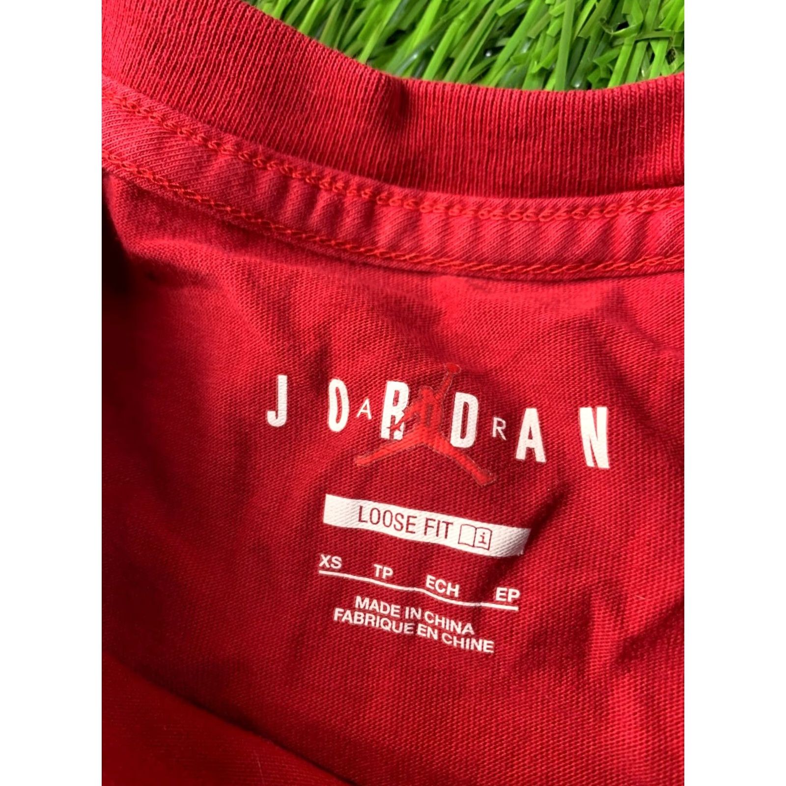 Nike NIKE AIR JORDAN ESSENTIALS T-Shirt WOMEN Casual XS Red 2022 Regular Size Type: T-Shirt 100% Cotton Size XS / US 0-2 / IT 36-38 - 5 Thumbnail