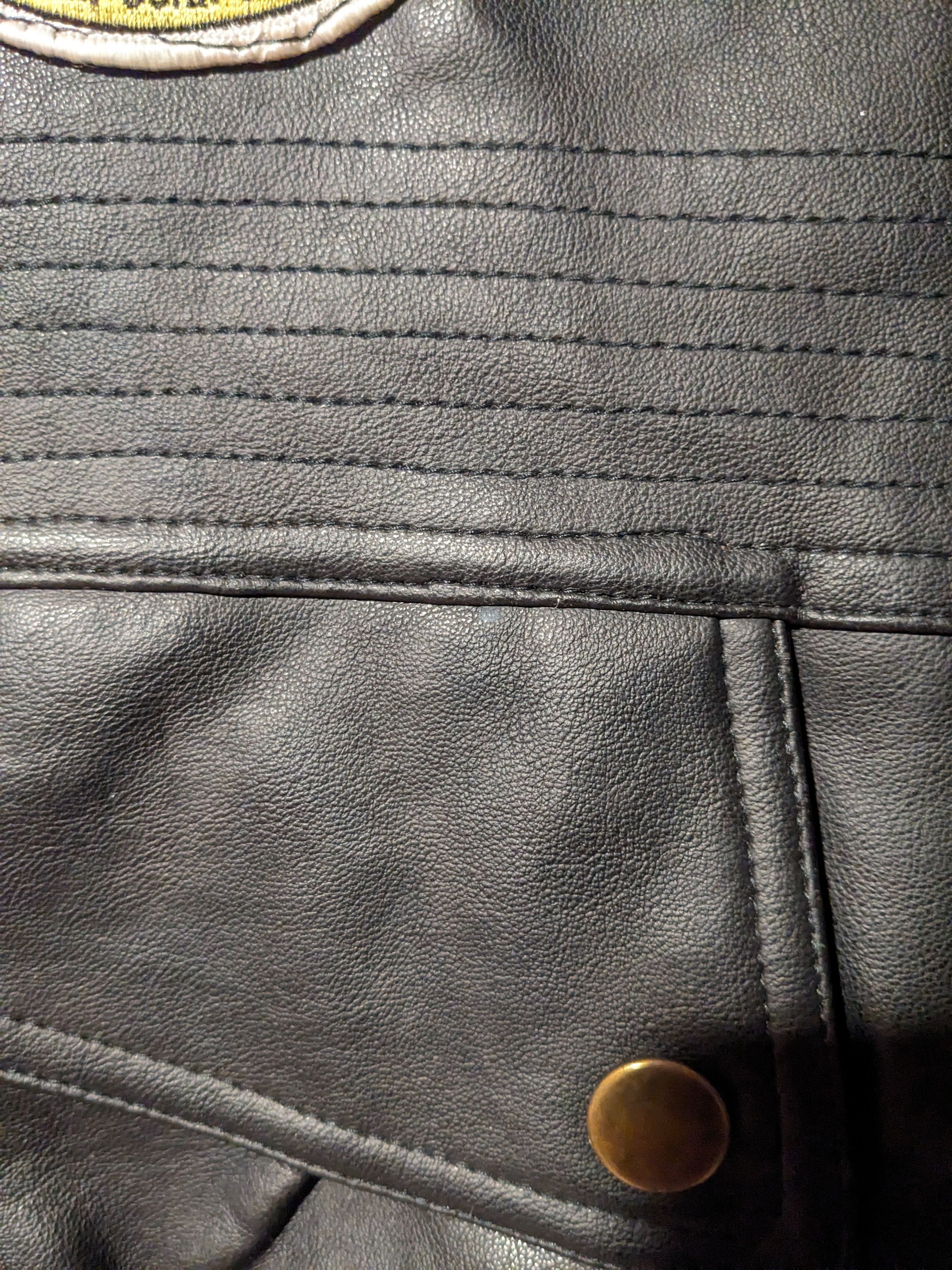 Vintage Vintage 1994 Navy Academy Medium St. Heliers Pleather Jacket Size US M / EU 48-50 / 2 - 7 Thumbnail