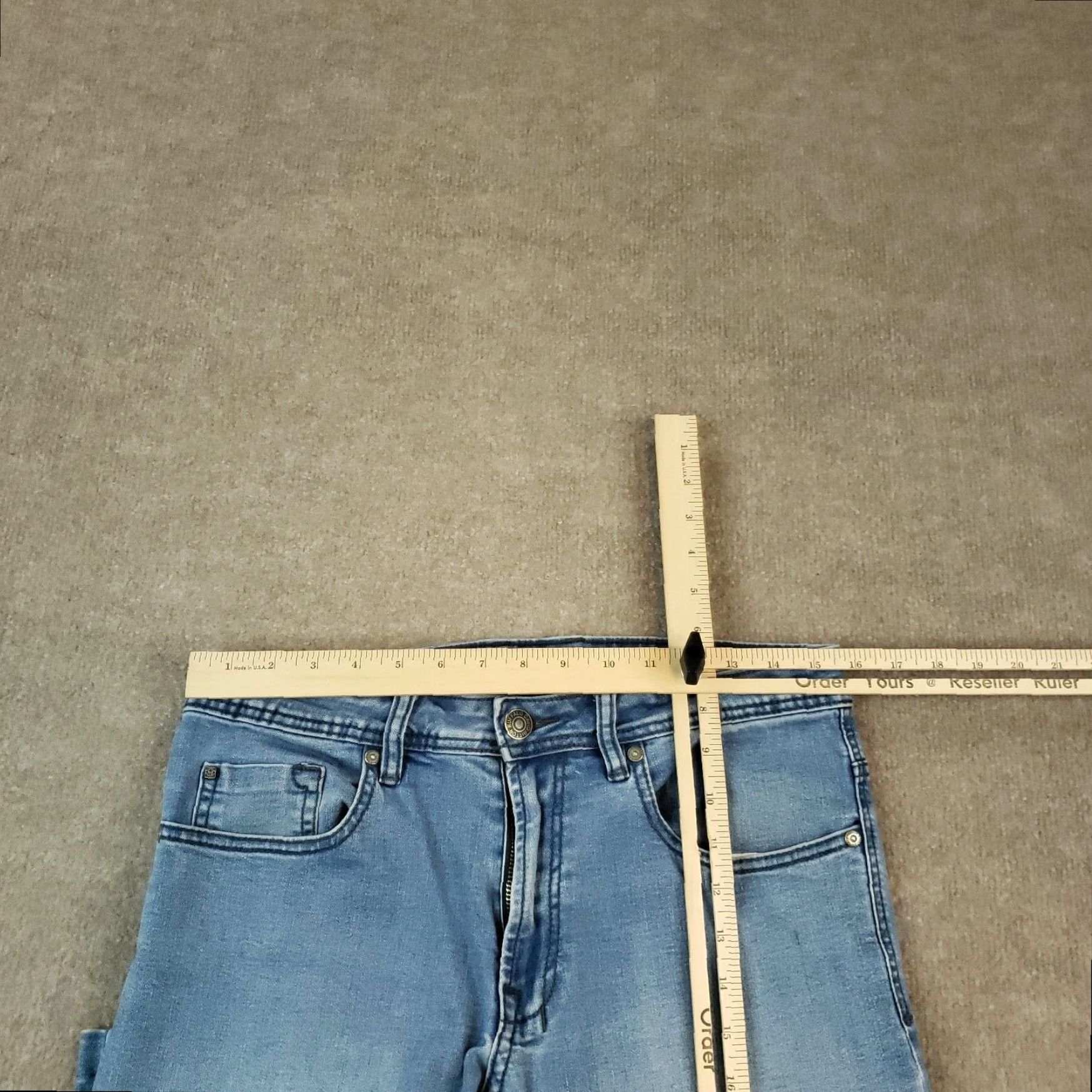 Buffalo David Bitton Buffalo David Bitton Slim Fit Blue Denim Jeans Mens 32x26 Size US 32 / EU 48 - 4 Thumbnail