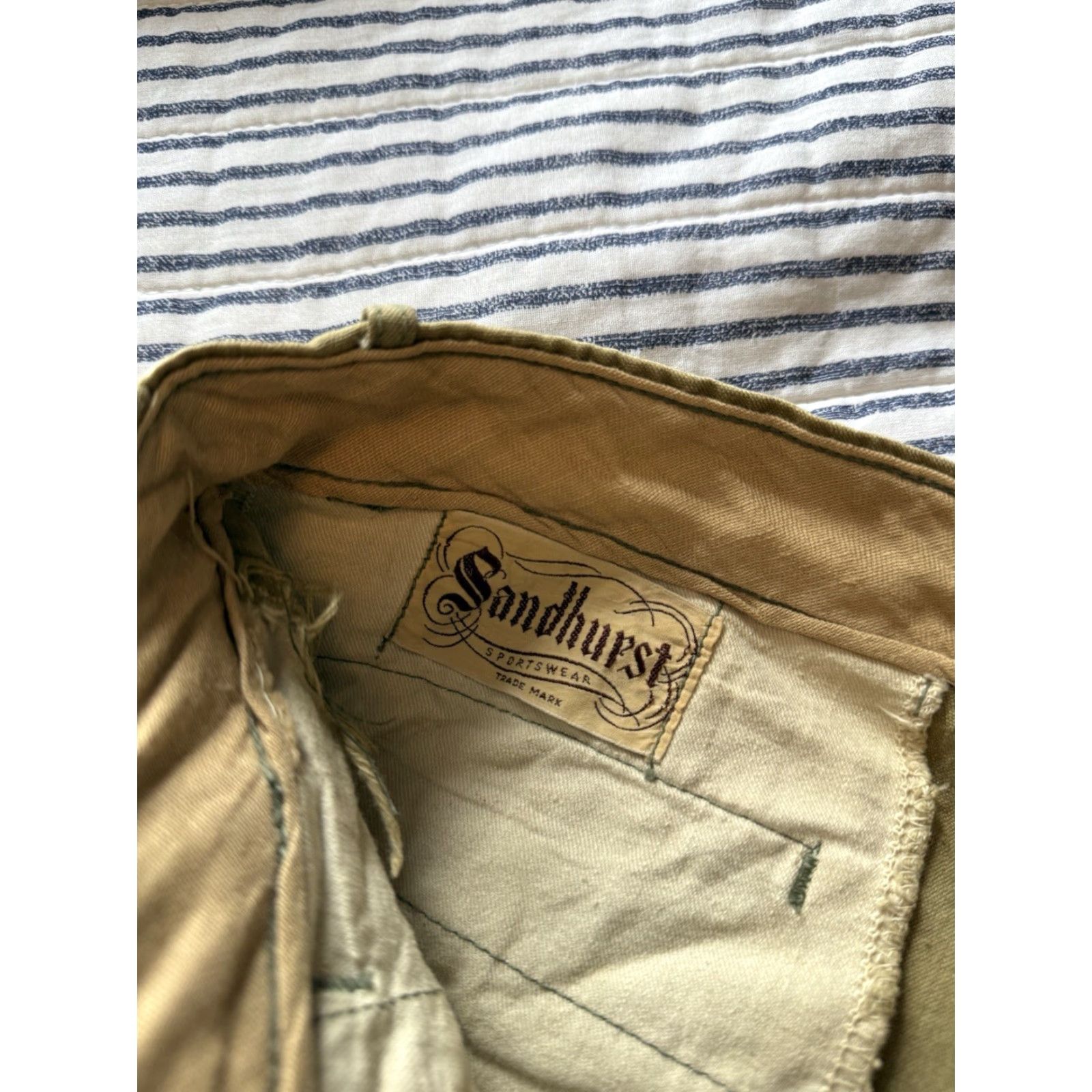 Vintage VINTAGE Sandhurst Sportswear Cotton Men’s Hunting Self Rapid Pants Sz 36 Mens 36/30 1950s Size US 36 / EU 52 - 2 Thumbnail