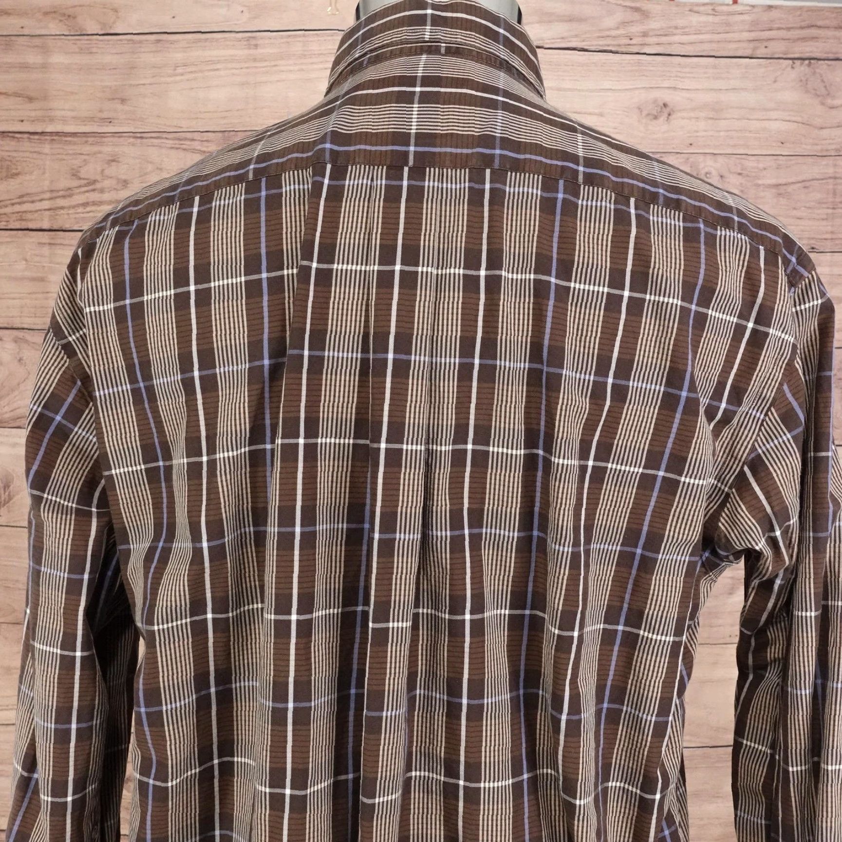 Cremieux Daniel Cremieux Shirt Mens Large Brown Plaid Button-Down Long Sleeve Cotton Shirt Mens Large Brown Plaid Button-Down Cotton Size US L / EU 52-54 / 3 - 5 Thumbnail