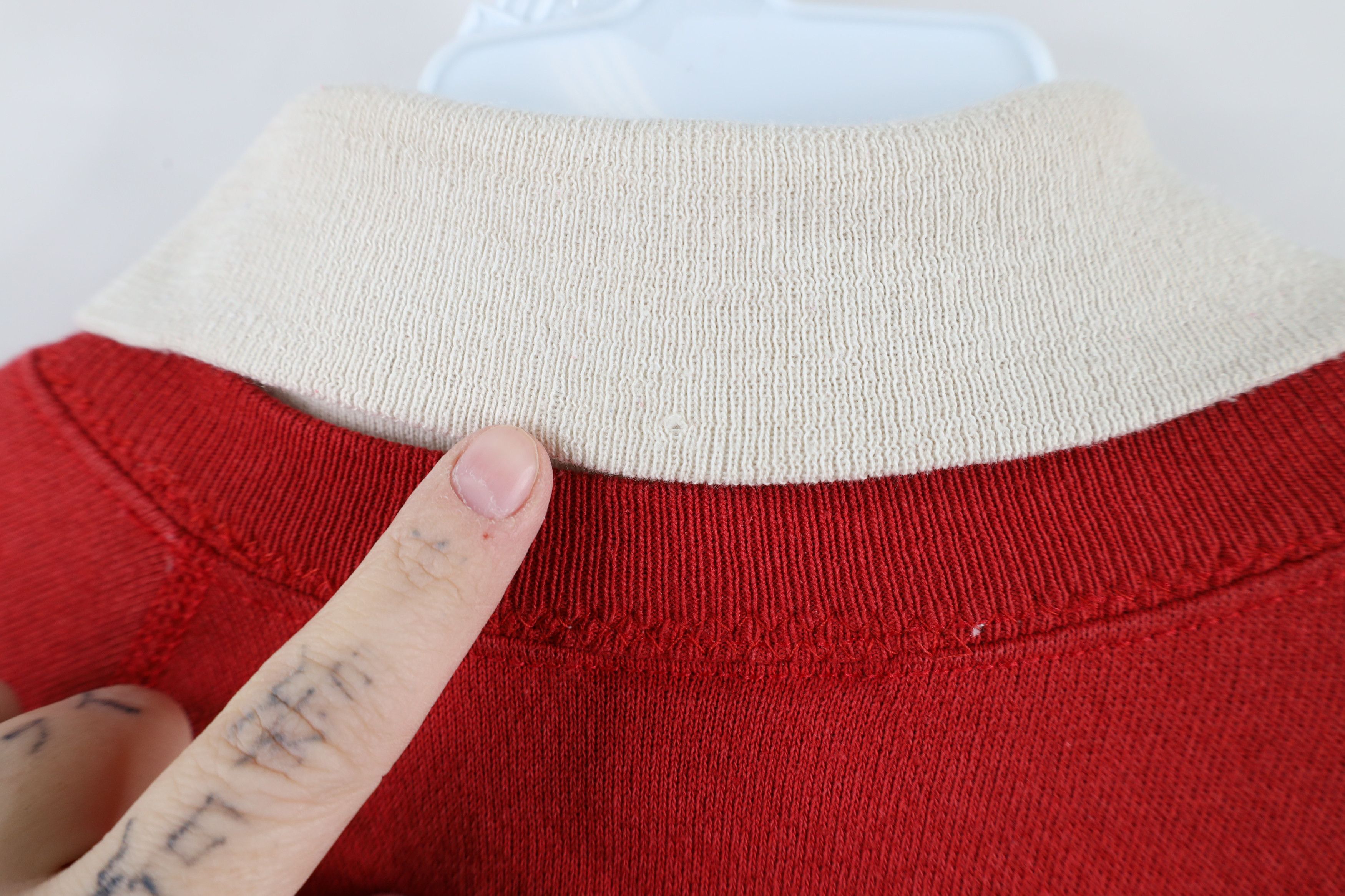Vintage Vintage 90s Streetwear Farmhouse Turtleneck Sweatshirt USA Size XL / US 12-14 / IT 48-50 - 11 Thumbnail