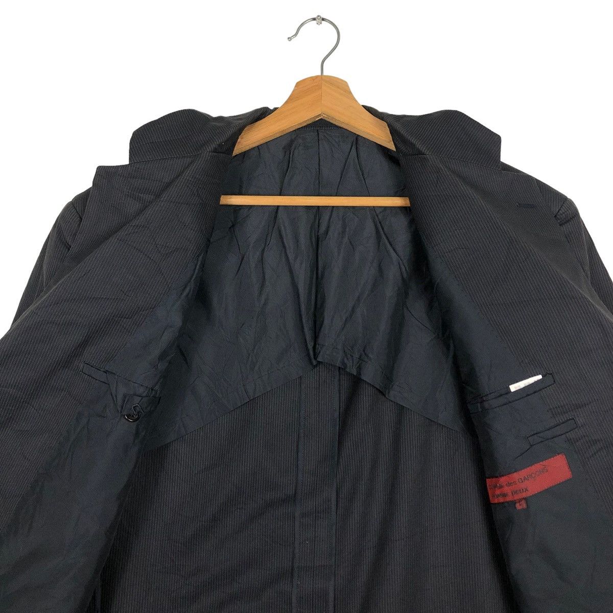 Comme des Garcons 🔥AD1998 Vintage Comme Des Garcons Homme Deux Striped Size US L / EU 52-54 / 3 - 12 Thumbnail