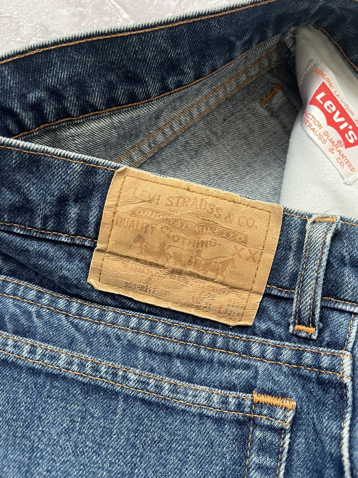 Levi's Vintage Levi's Strauss 505-0217 31x32 Denim Jeans Pants Size US 31 - 14 Thumbnail