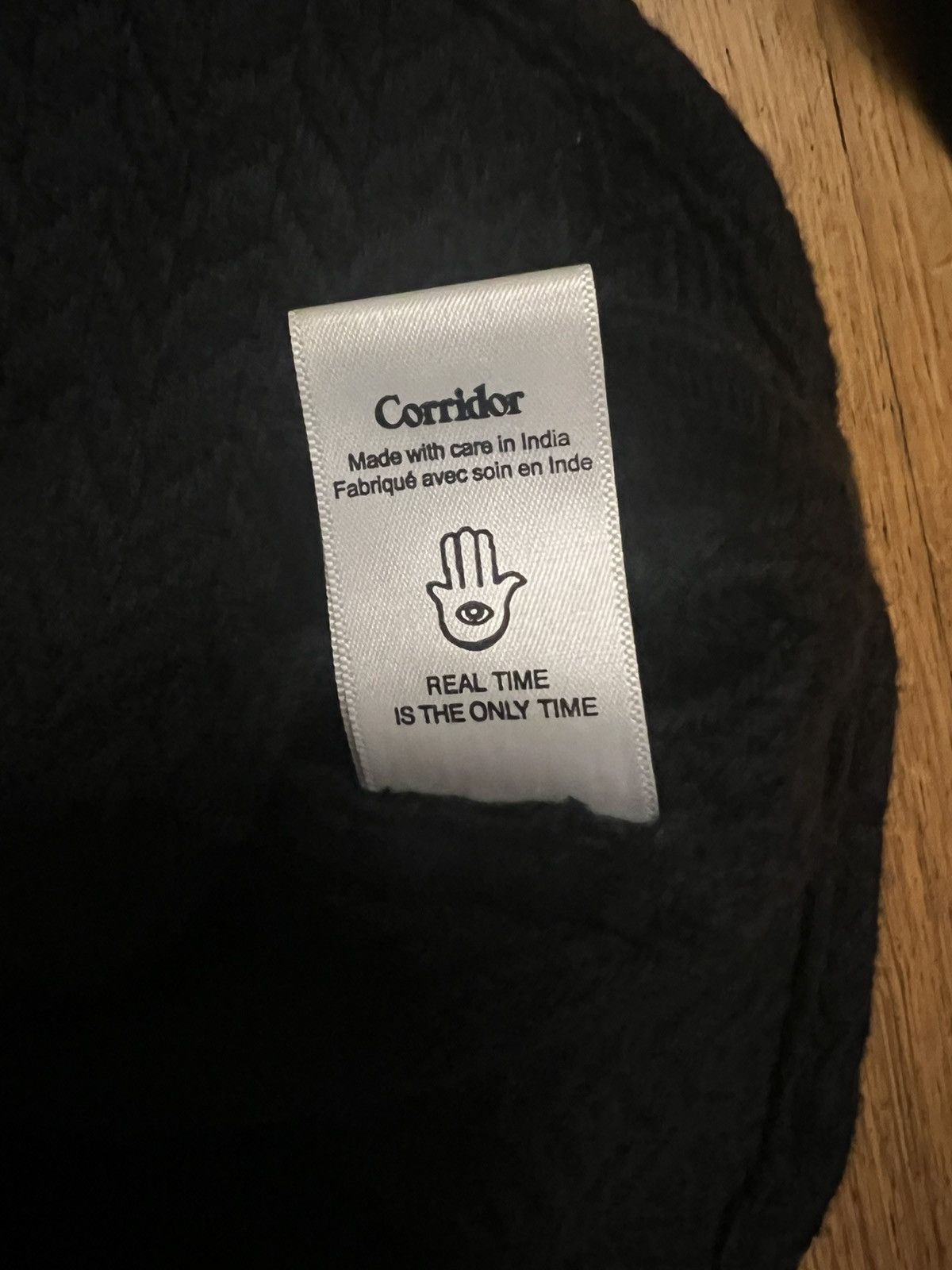 Corridor Corridor Cotton knit textured black longsleeve button up Size US S / EU 44-46 / 1 - 4 Thumbnail