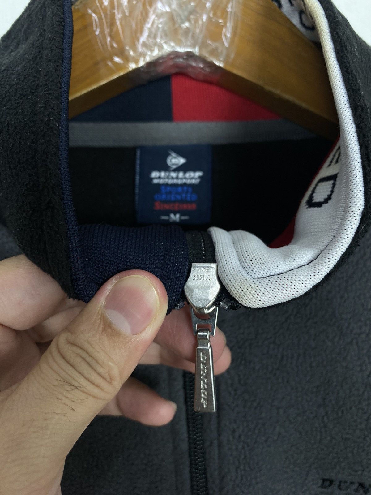 Dunlop Rare‼️ Dunlop Motorsport Global Fleece Spellout Size US M / EU 48-50 / 2 - 4 Thumbnail