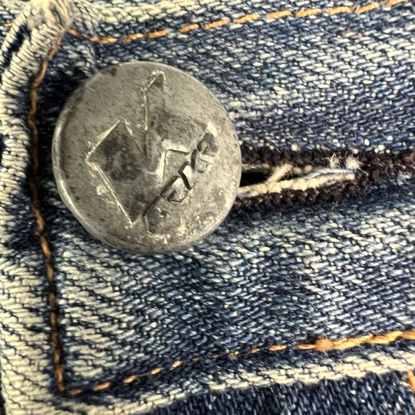 Denime VINTAGE CRKR Japanese Denim Shorts Women’s Size 2 28X2 Blue Distressed Button Fly Shirt Womens Japanese Distressed Blue 2 28X2 CRKR Denim Shorts Size 26" / US 2 / IT 38 - 2 Thumbnail