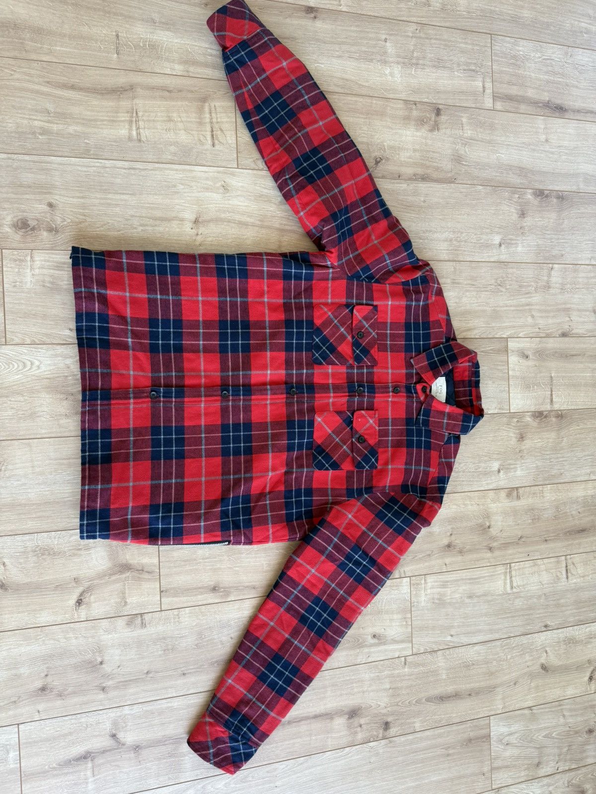 Fear of God FOG Fear of God Quilted Flannel Plaid Size US S / EU 44-46 / 1 - 1 Thumbnail