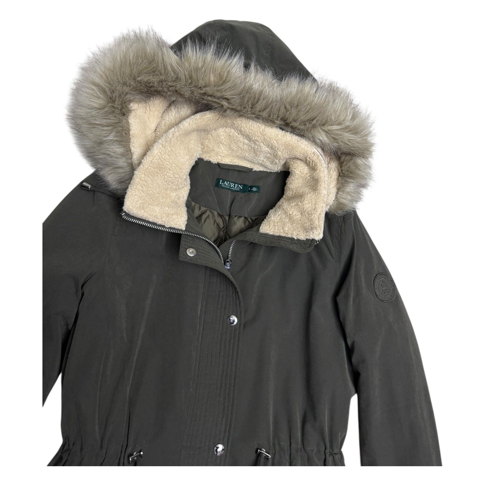 Lauren Ralph Lauren LAUREN RALPH LAUREN Faux Fur Winter Parka Jacket Coat Small Size S / US 4 / IT 40 - 6 Thumbnail