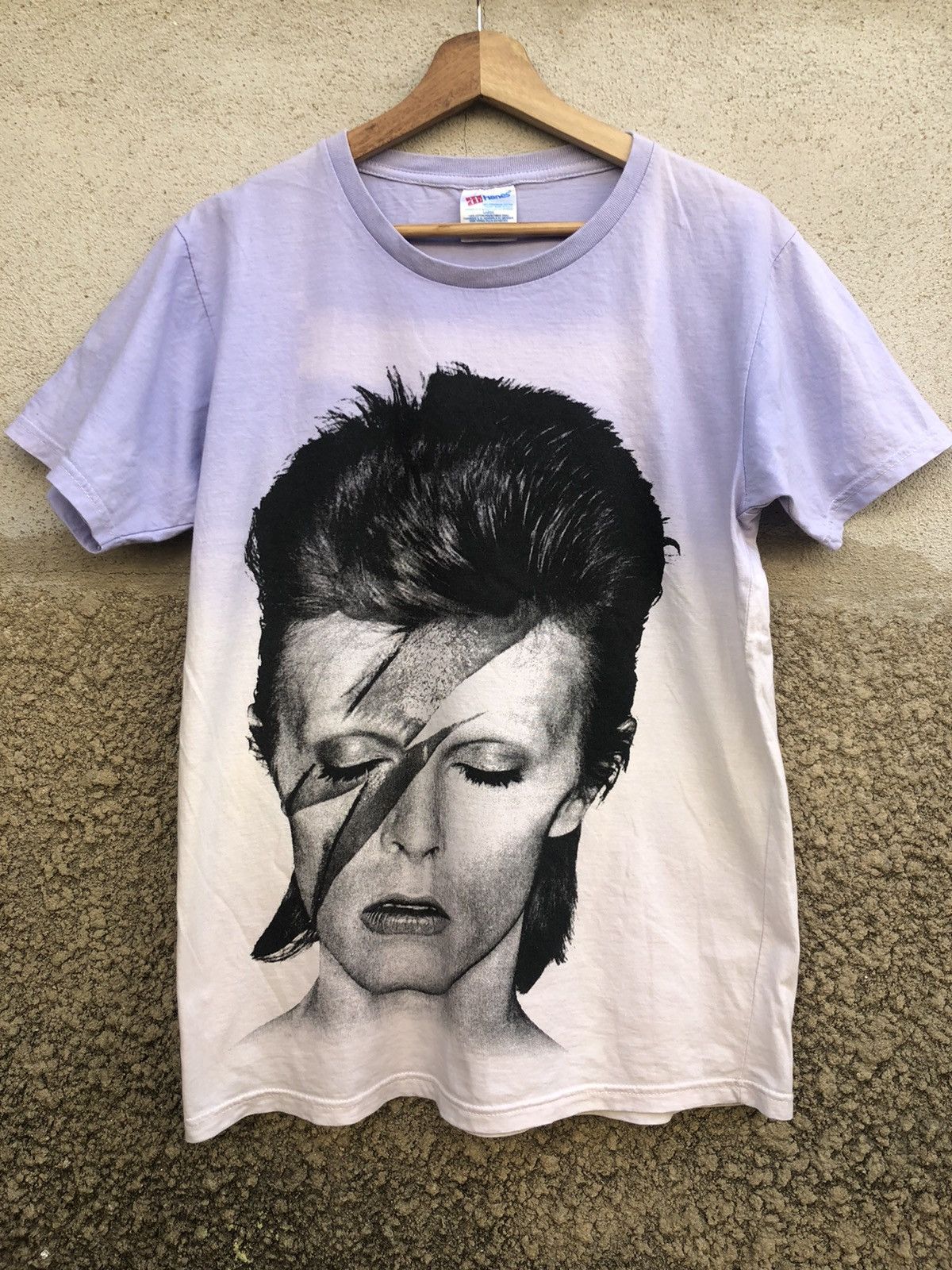 Band Tees × Vintage Rare‼️ Vintage 90s David Bowie Overprint Tshirt Size US M / EU 48-50 / 2 - 1 Thumbnail