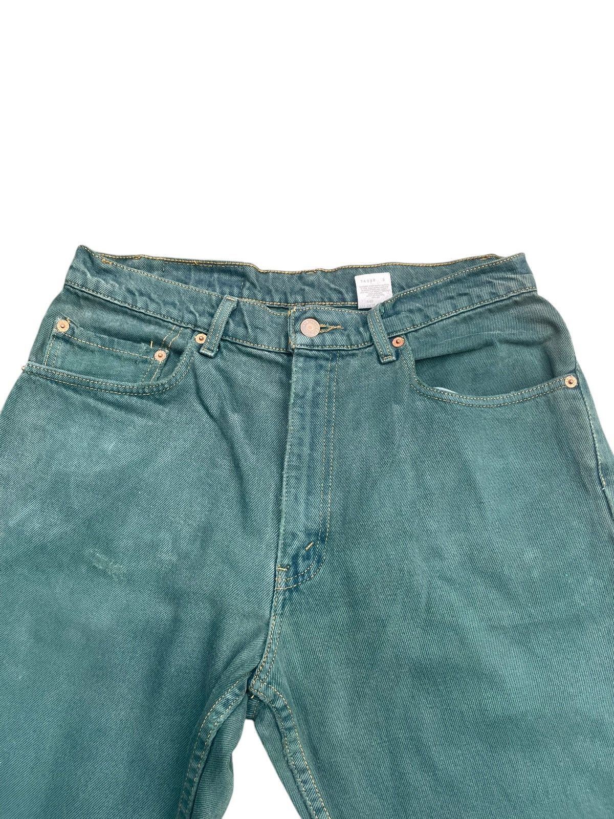 Levi's Vintage 1998 Levis 505 Single R Faded Distresed Size US 33 - 6 Thumbnail