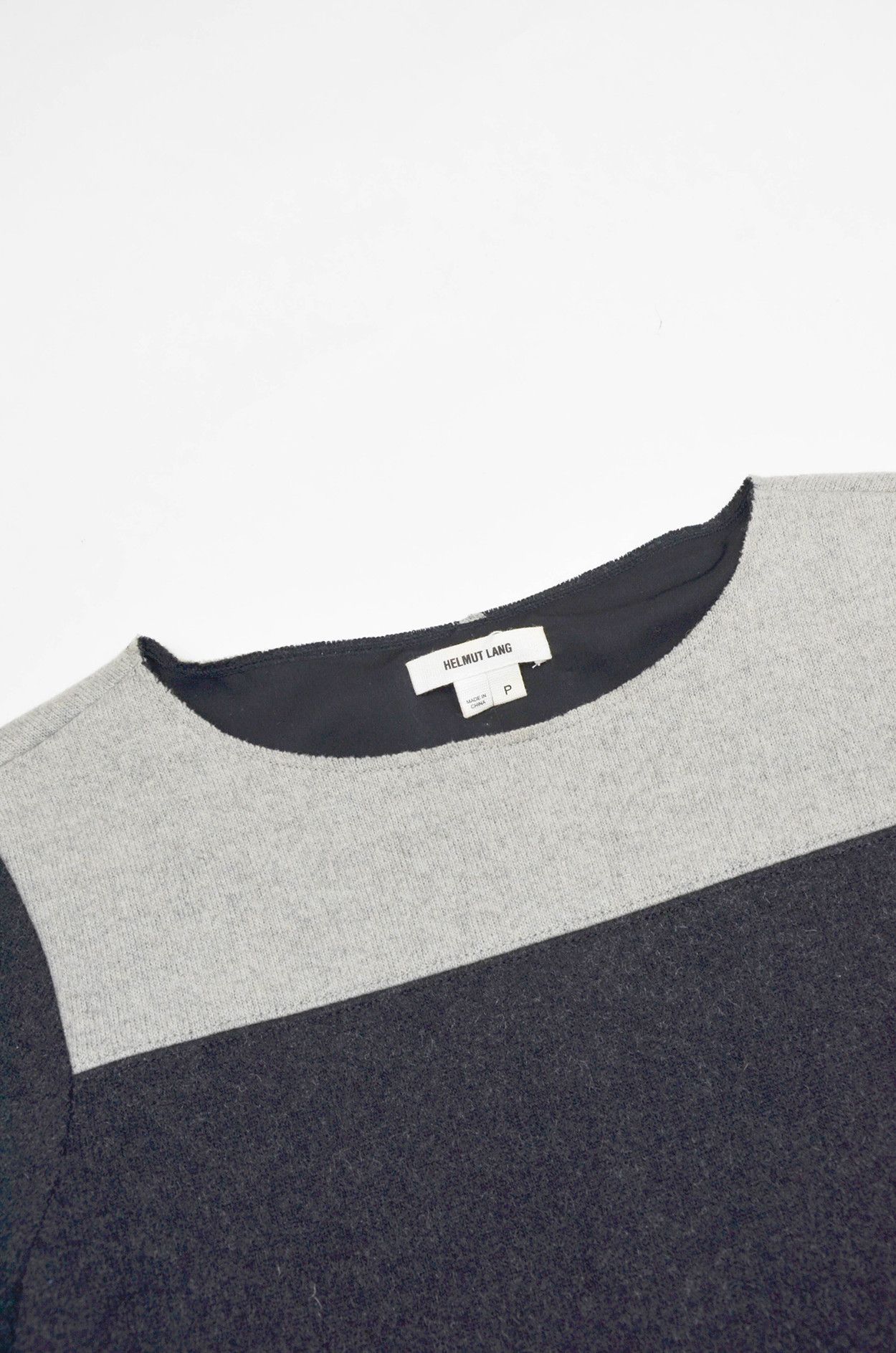 Helmut Lang Helmut Lang Color Block Wool Top – Size P Size XS / US 0-2 / IT 36-38 - 6 Thumbnail