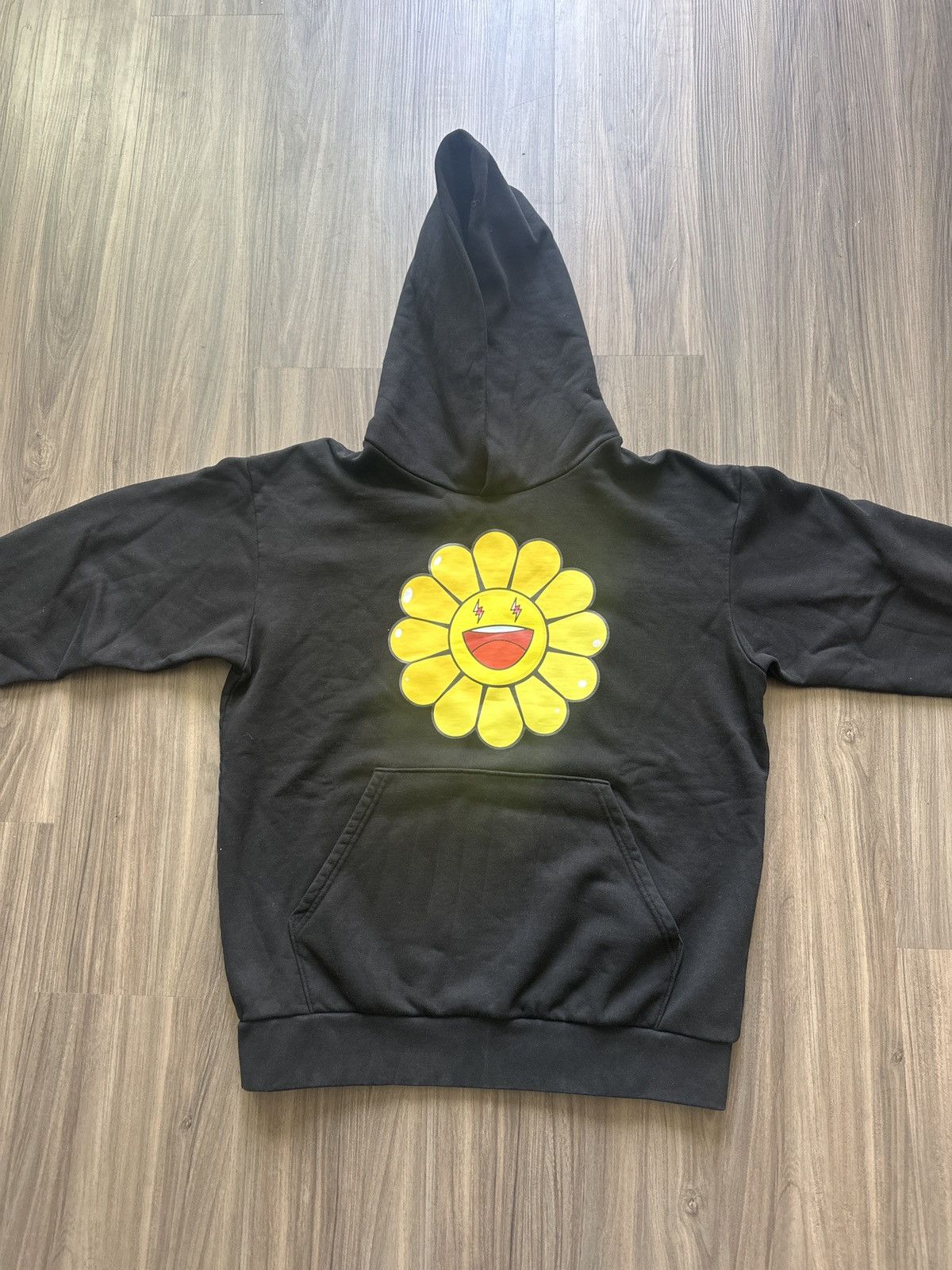 J. Balvin x Murakami Amarillo Yellow Flower Hoodie - Size M