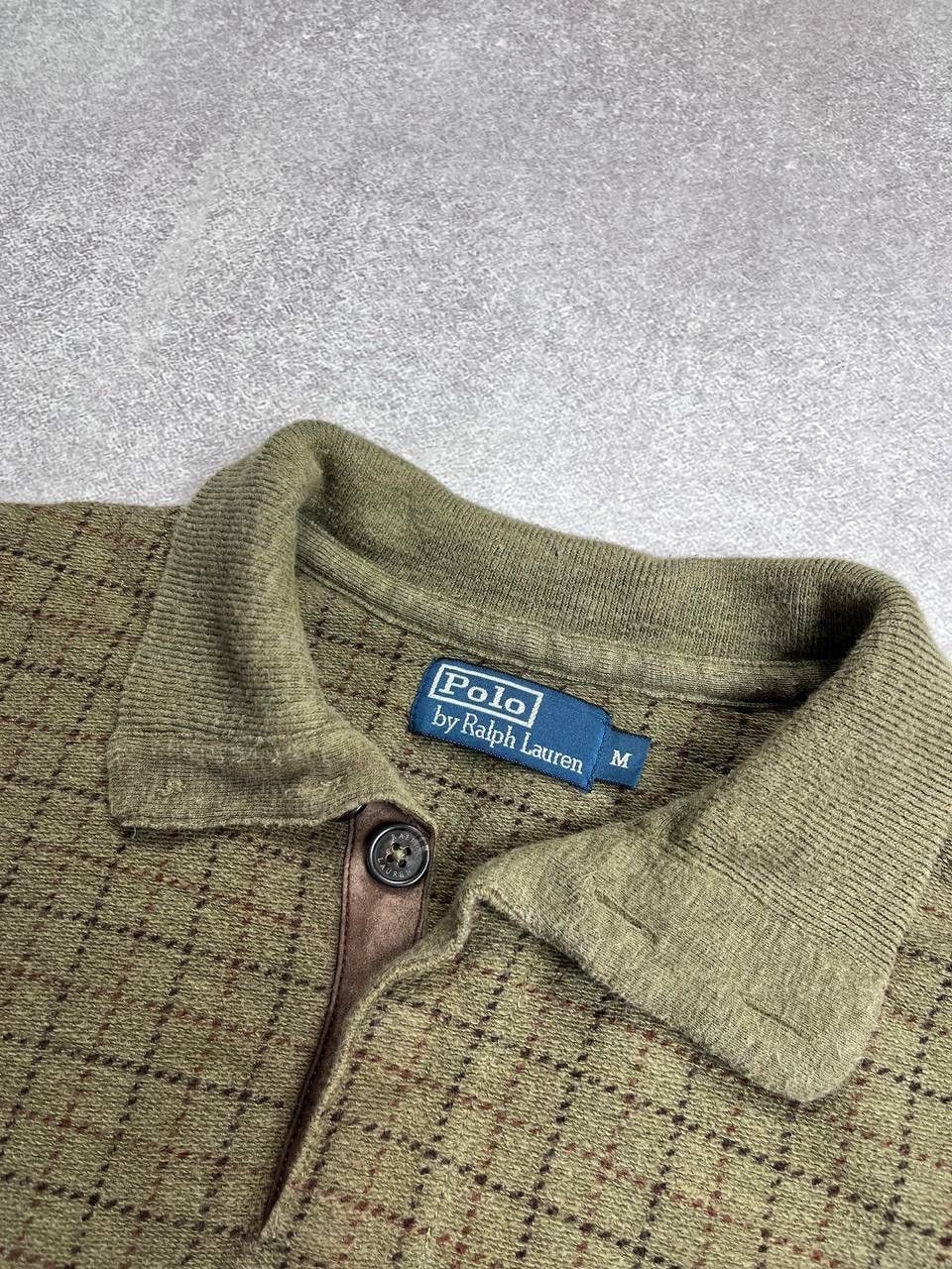 Vintage Vintage Polo Ralph Lauren Checkered Zip Sweater M Size US M / EU 48-50 / 2 - 4 Thumbnail