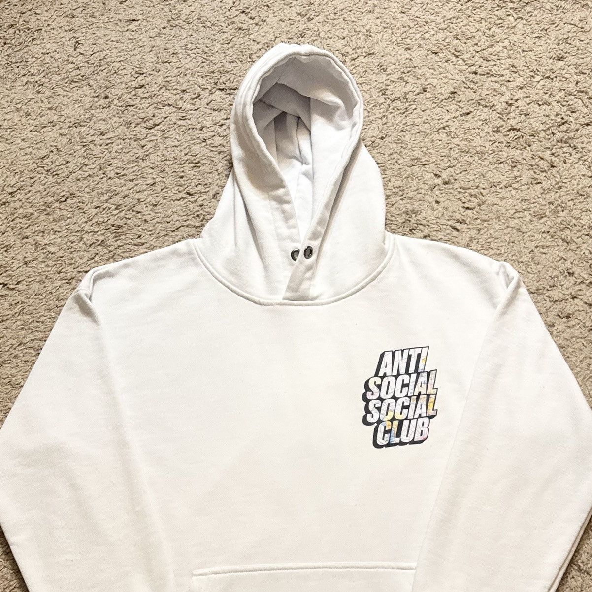 Anti Social Social Club Anti Social Social Club White Pullover Hoodie Size US L / EU 52-54 / 3 - 4 Thumbnail