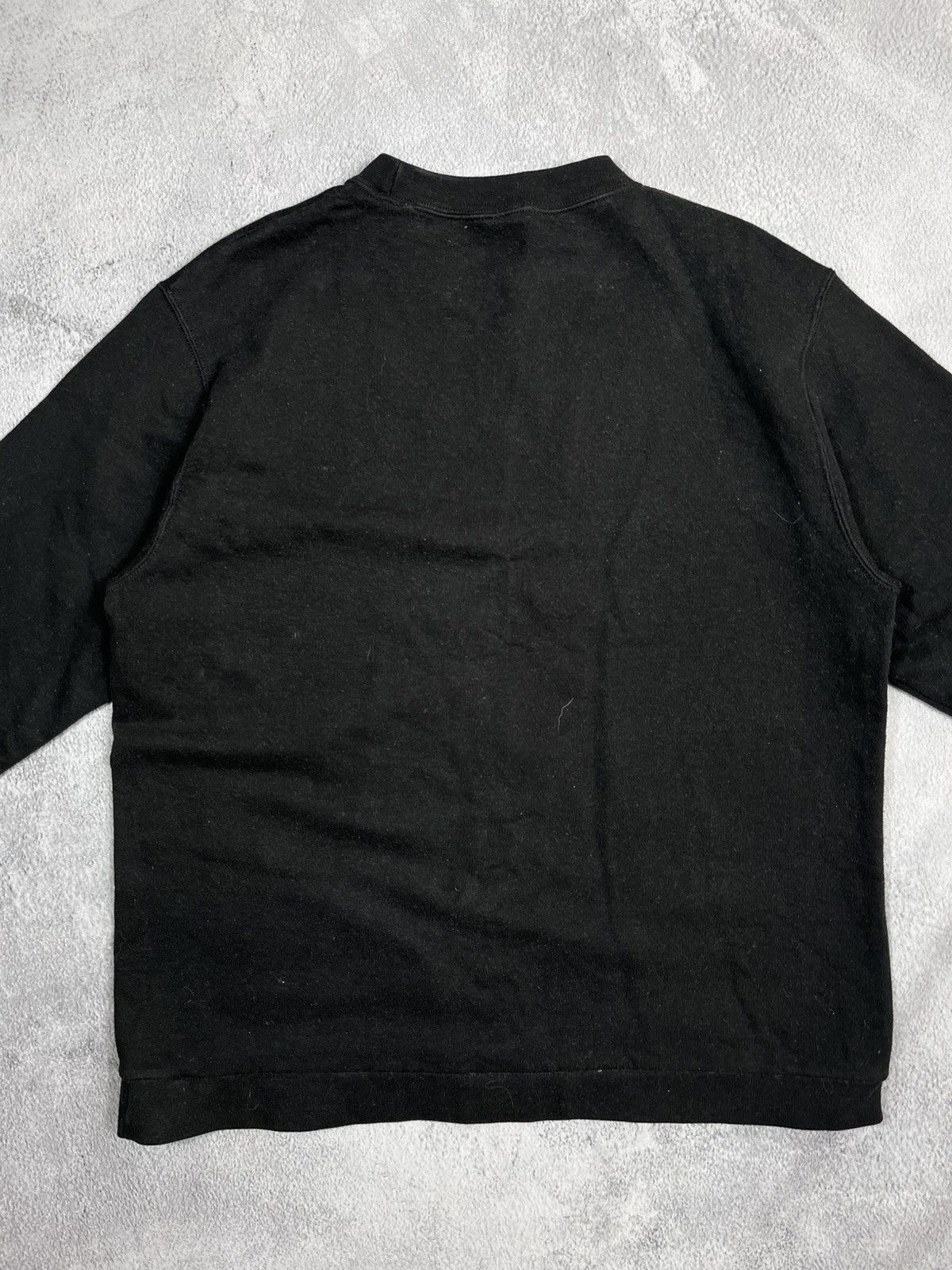 Japanese Brand × Vintage Vintage Y2K black blank faded sweatshirt streetwear style L Size US L / EU 52-54 / 3 - 7 Thumbnail