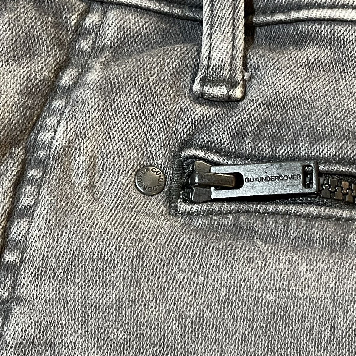 GU × Japanese Brand × Undercover GU X UNDERCOVER Faded Ripped Jeans Size US 30 / EU 46 - 7 Thumbnail